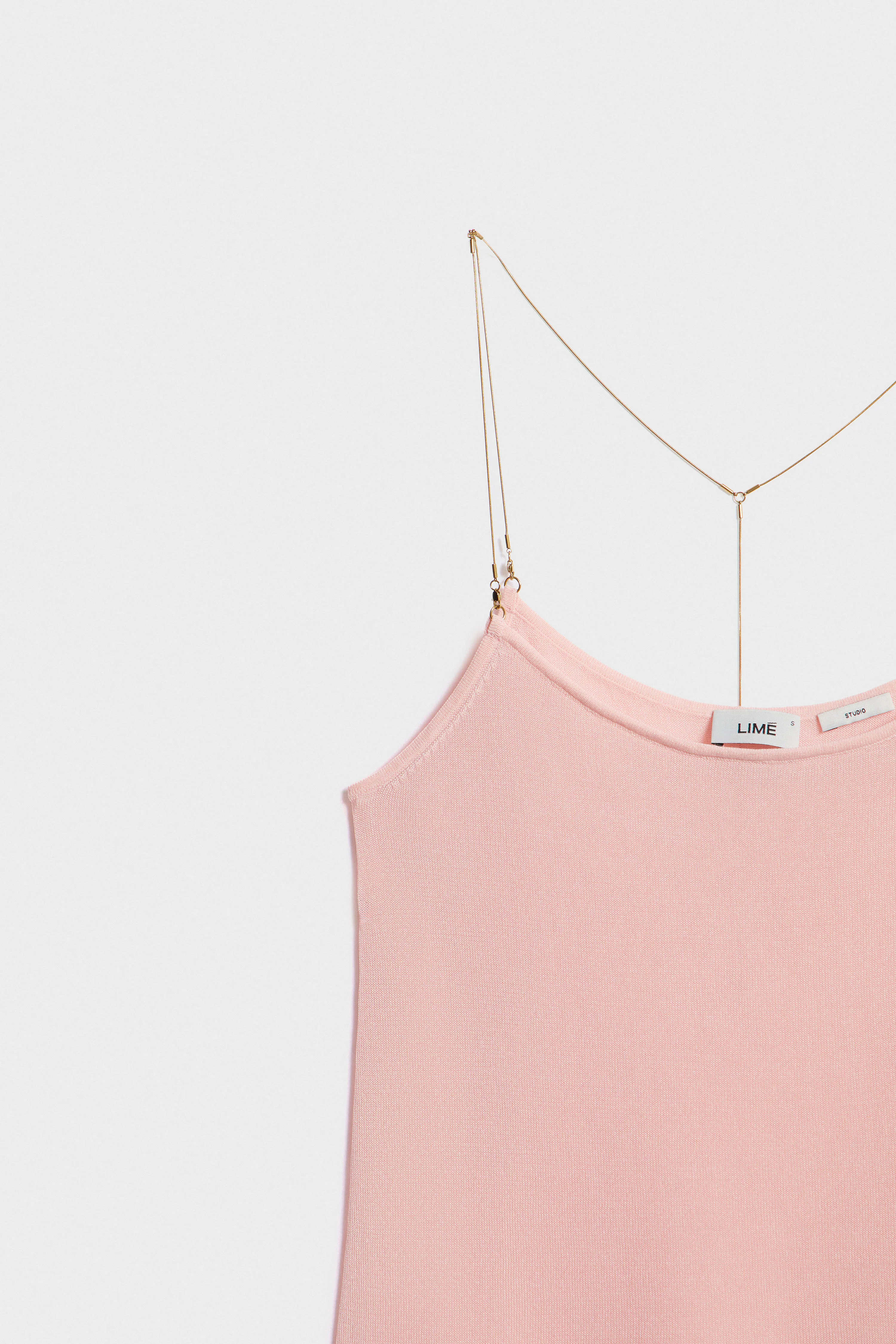 CHAIN-STRAP VISCOSE TOP - Image 7