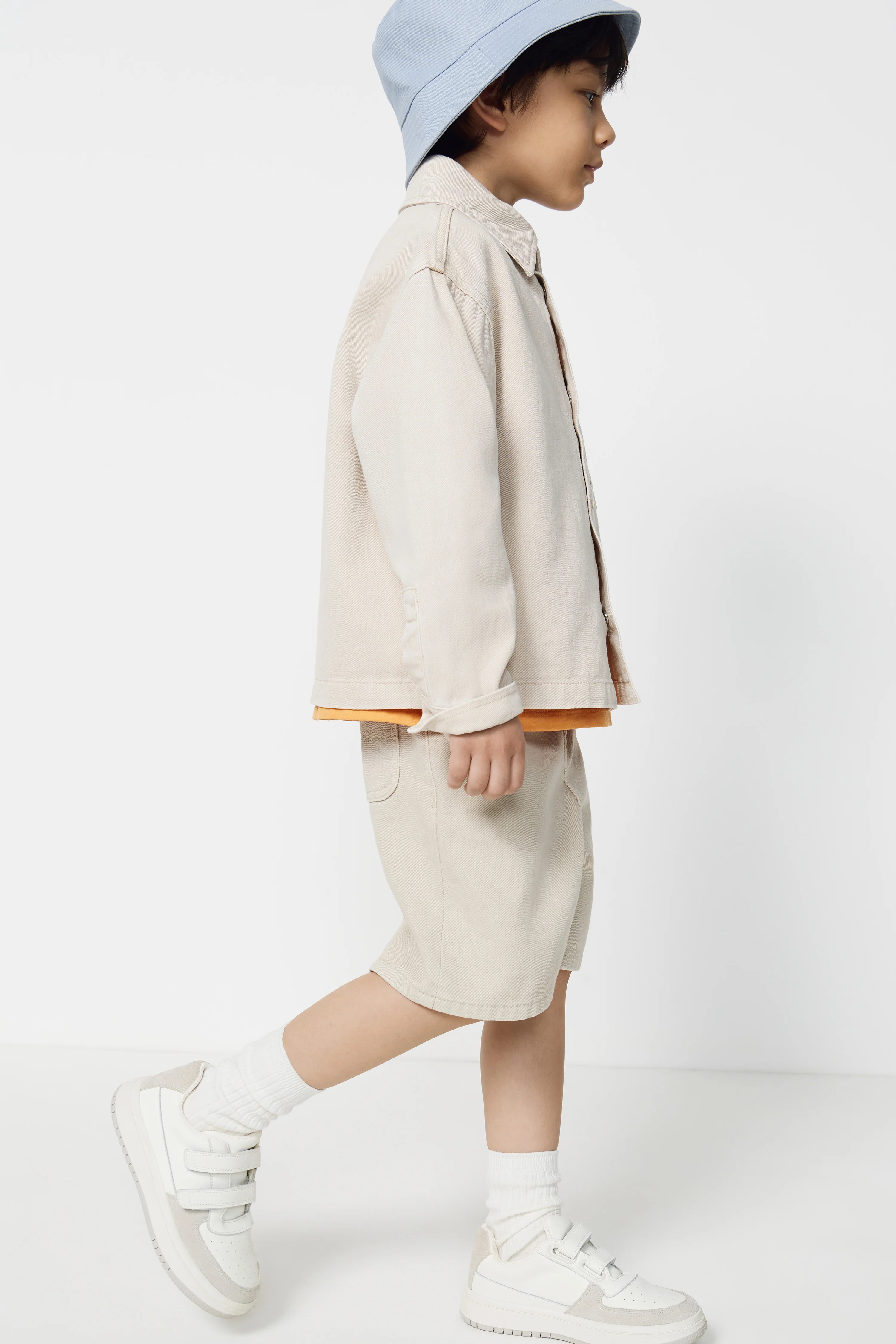 DENIM SHORTS WITH ELASTIC WAISTBAND - Image 3