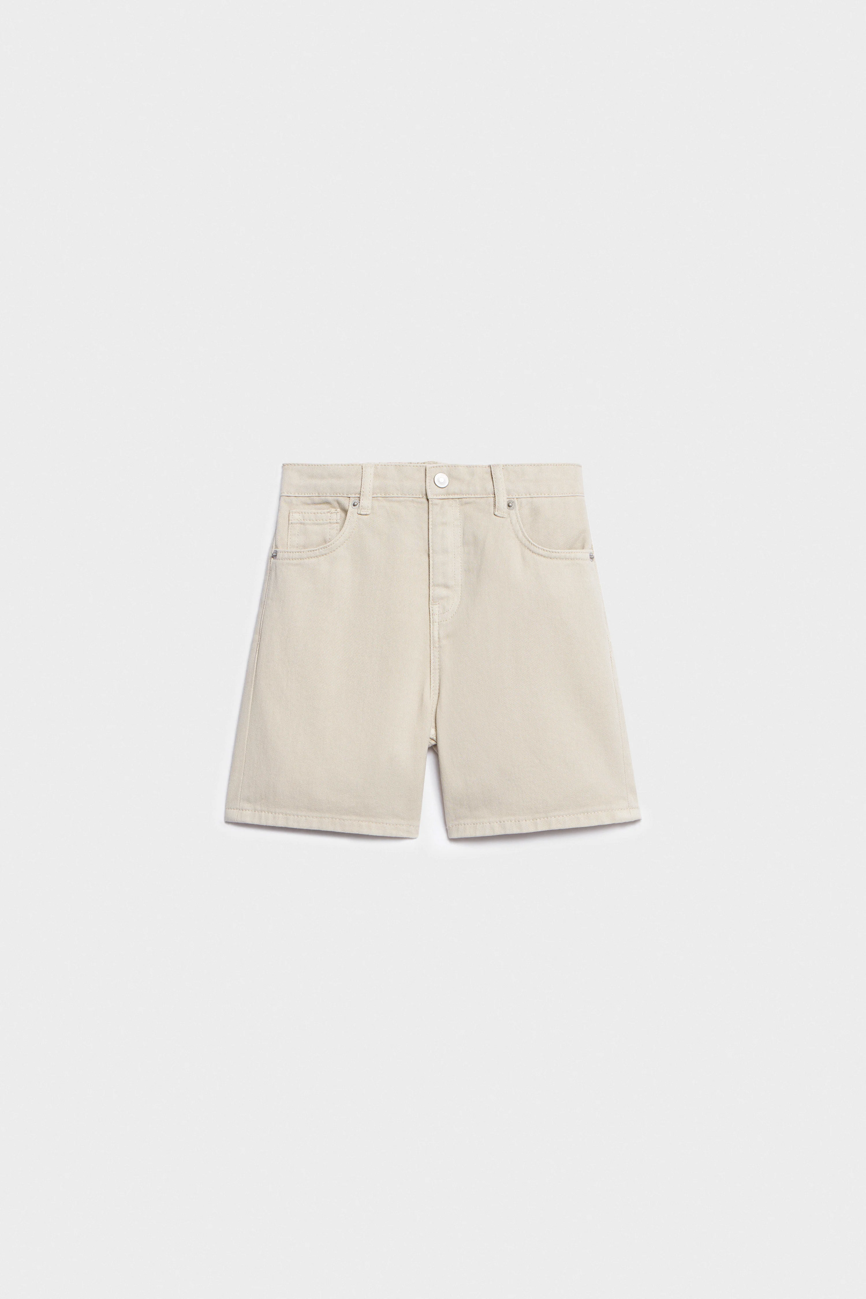 DENIM SHORTS WITH ELASTIC WAISTBAND - Image 4