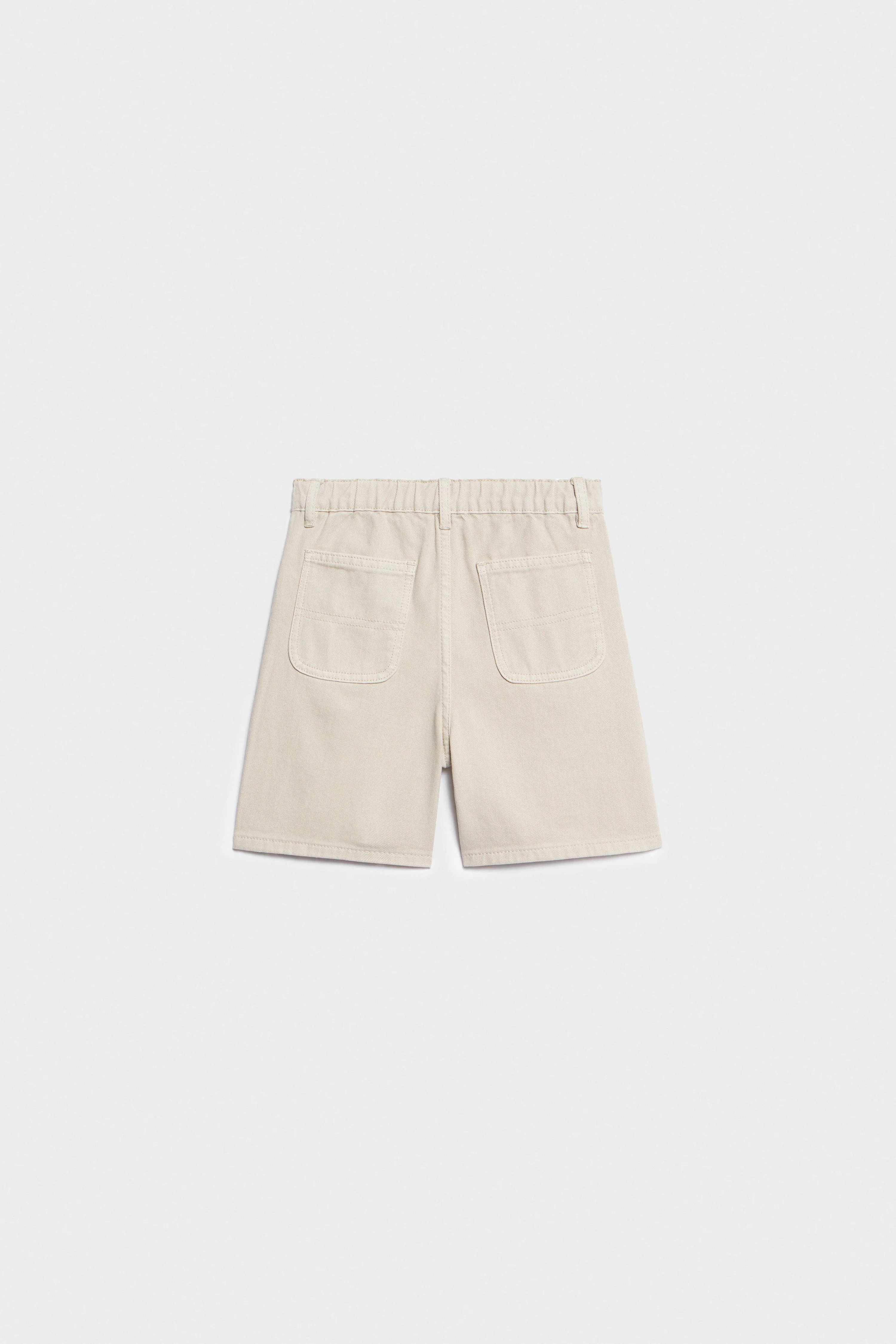 DENIM SHORTS WITH ELASTIC WAISTBAND - Image 5