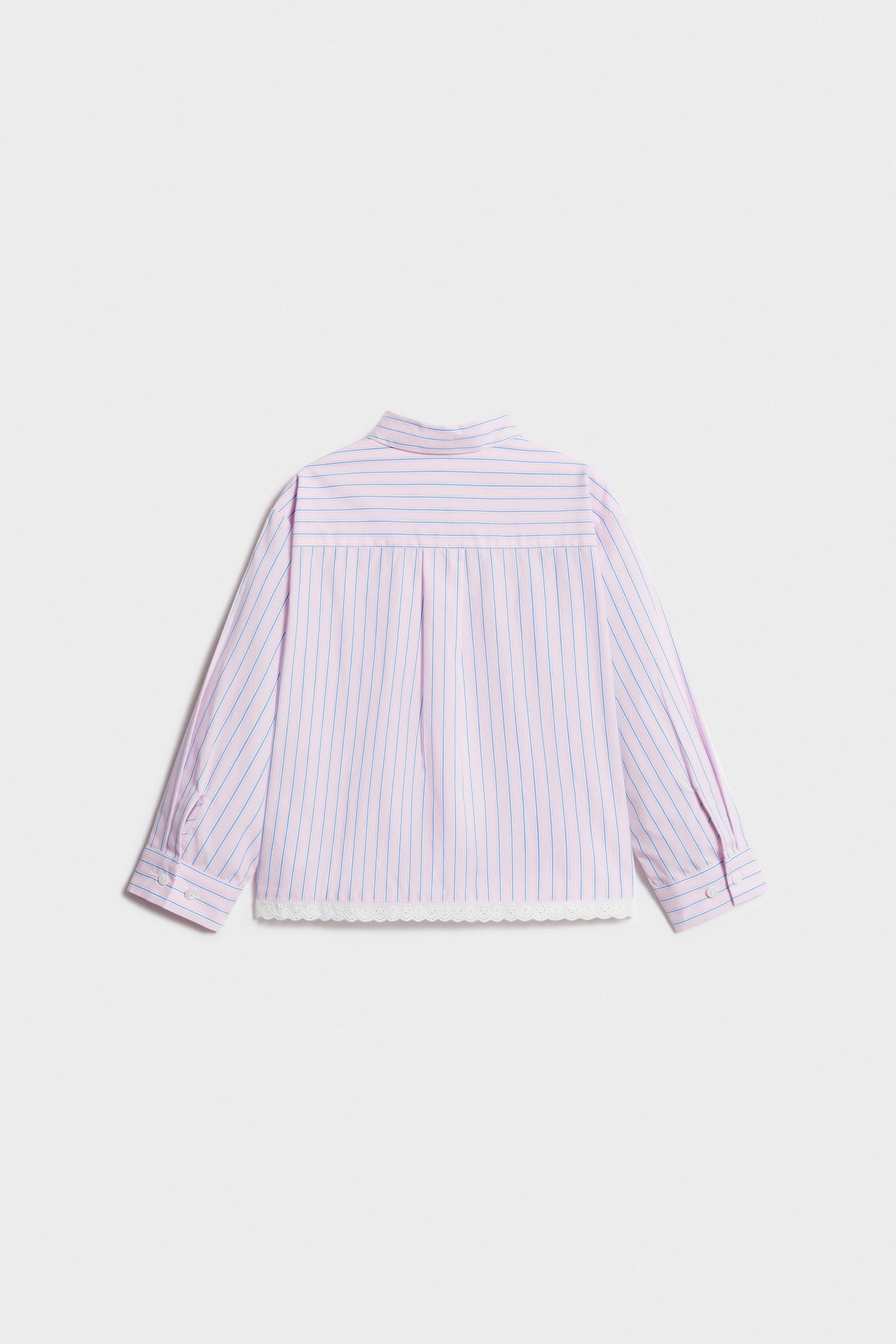 STRIPED COTTON SHIRT - Image 6