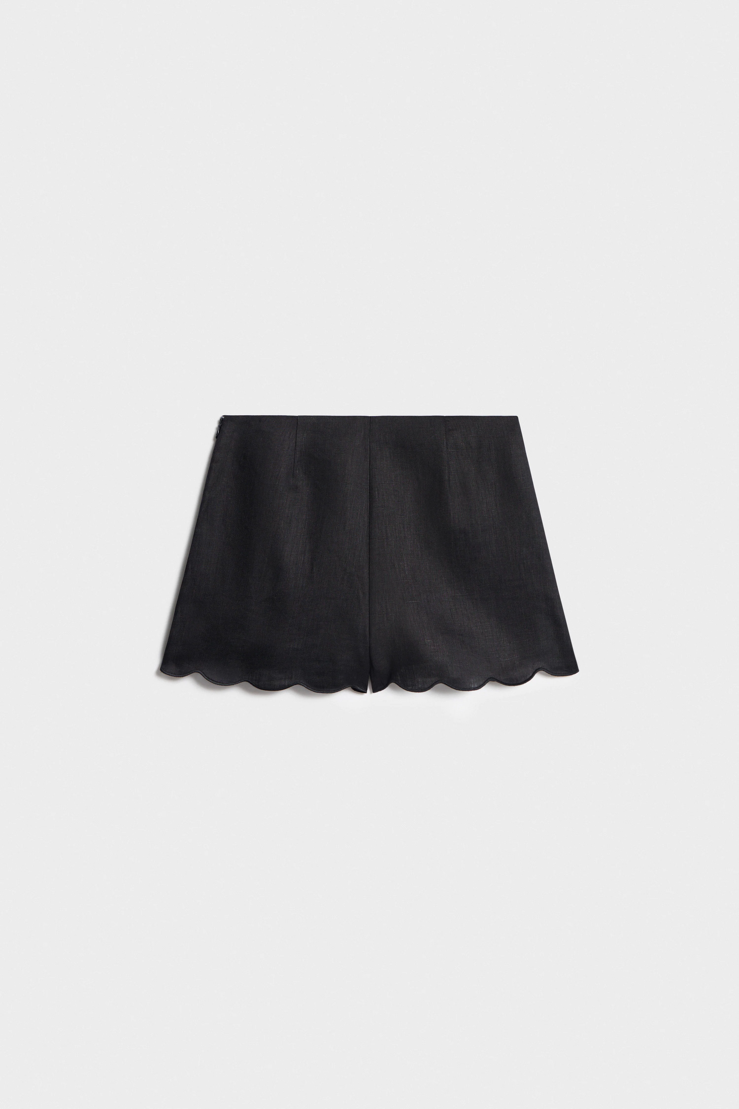 LINEN MINI SHORTS - Image 5