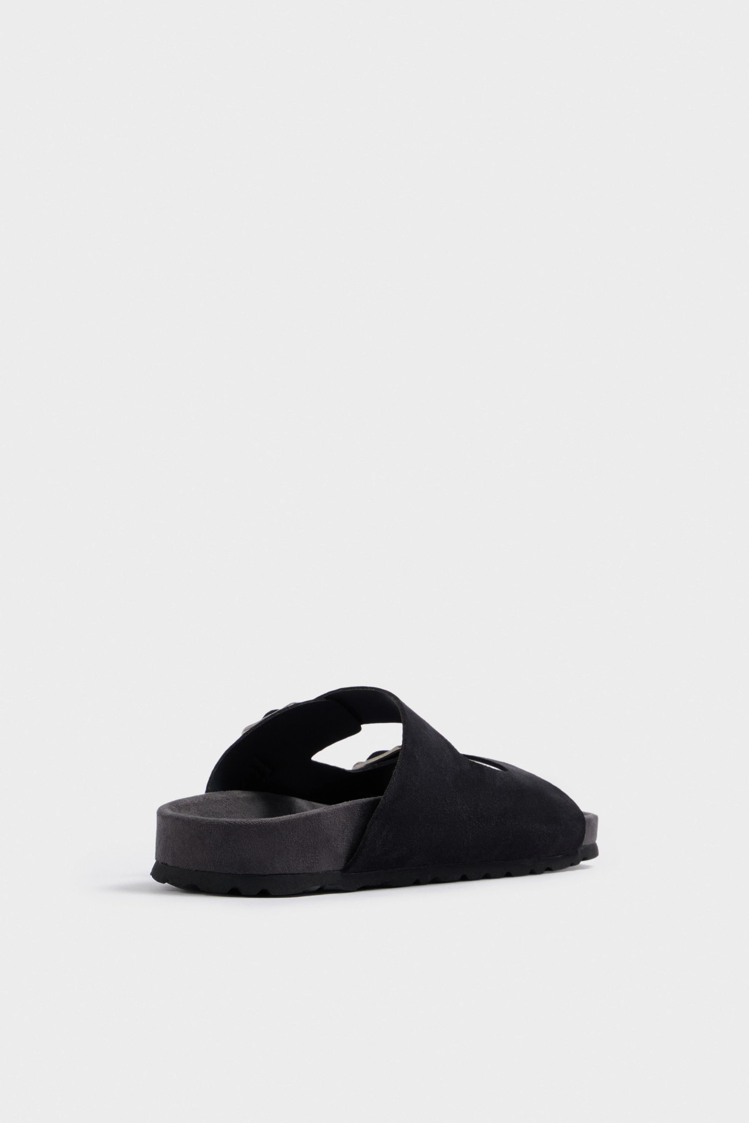 DOUBLE BUCKLE SUEDE SANDALS - Image 5