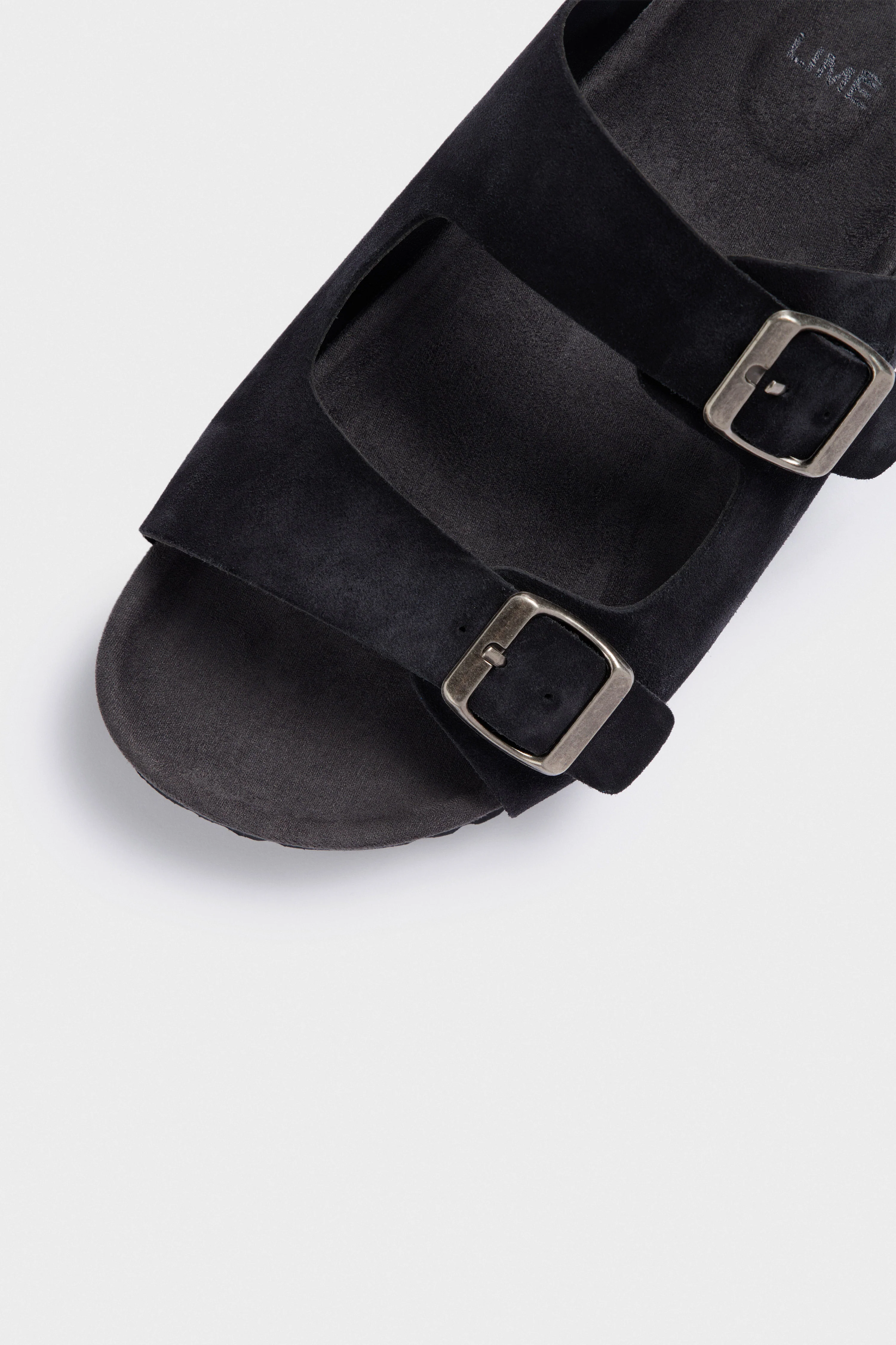 DOUBLE BUCKLE SUEDE SANDALS - Image 6