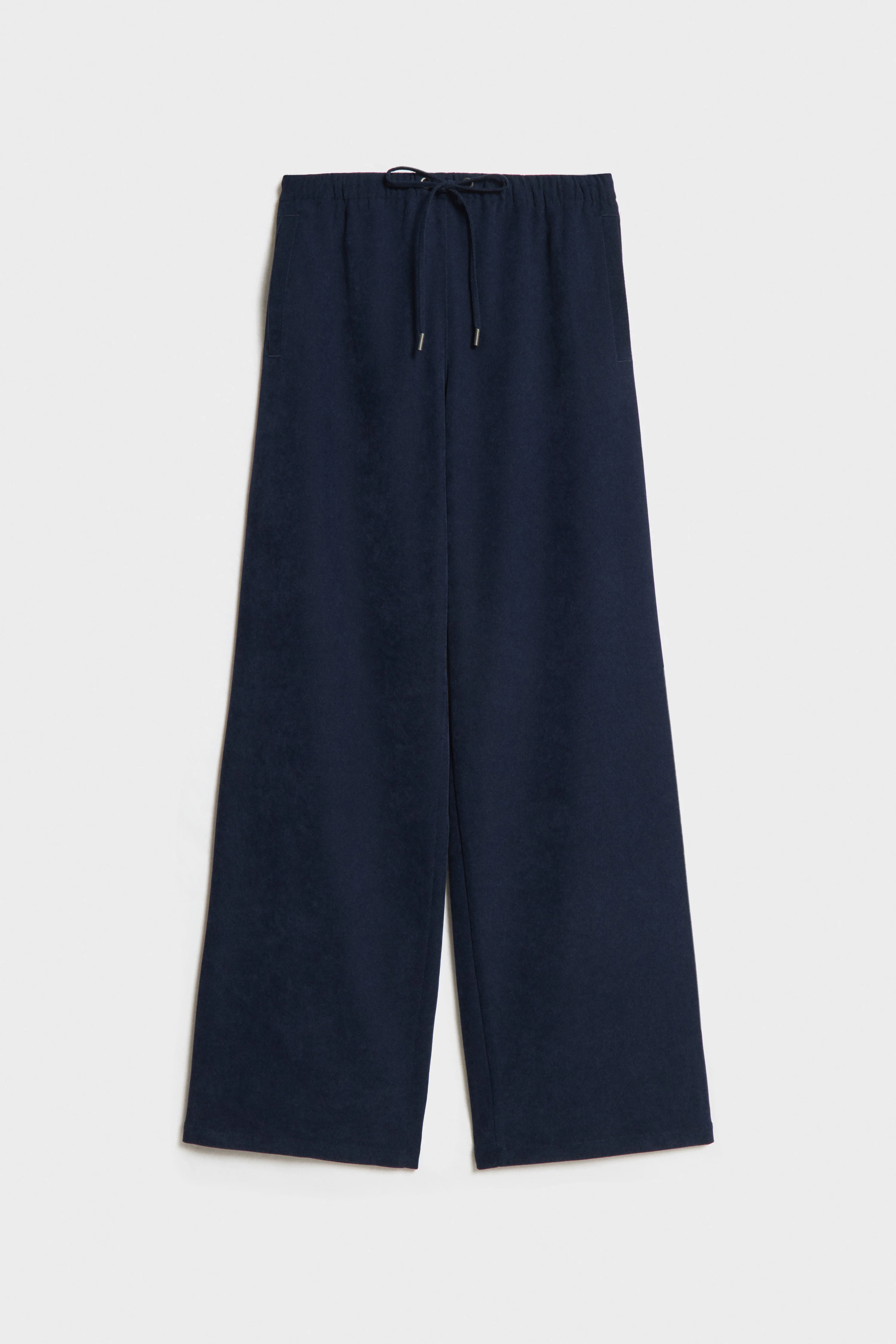 VELOUR WIDE-LEG TROUSERS - Image 5