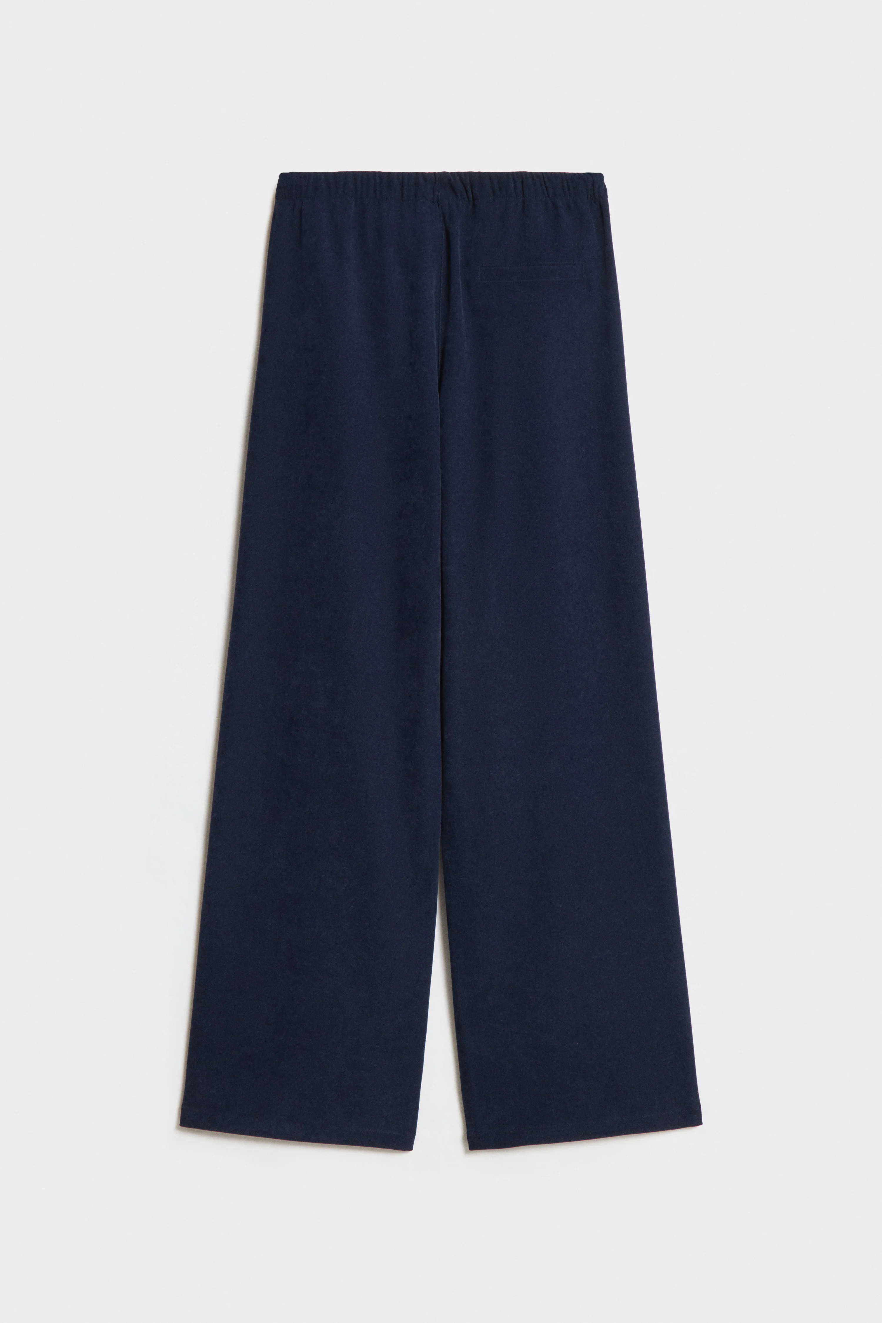 VELOUR WIDE-LEG TROUSERS - Image 6
