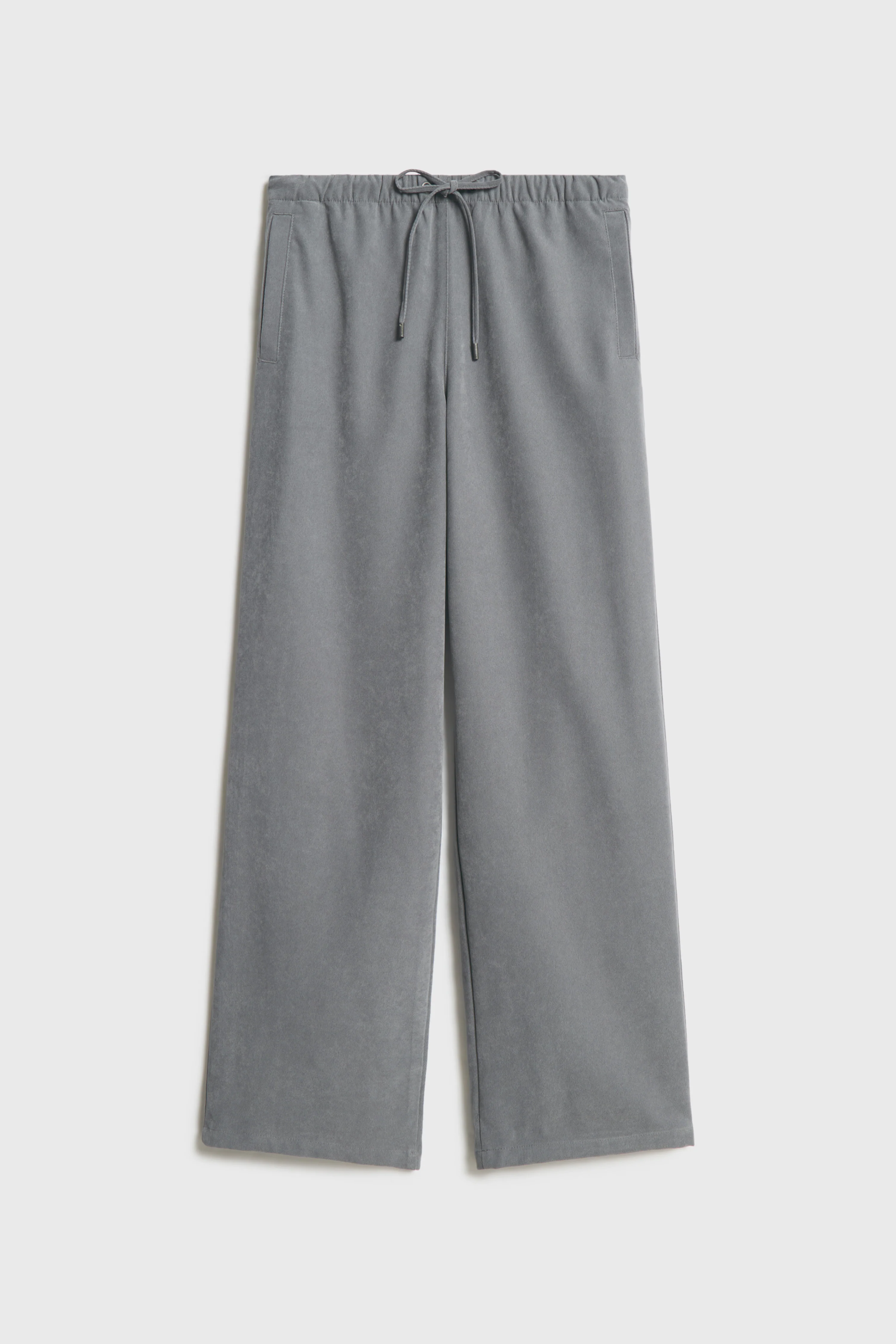 VELOUR WIDE-LEG TROUSERS - Image 6
