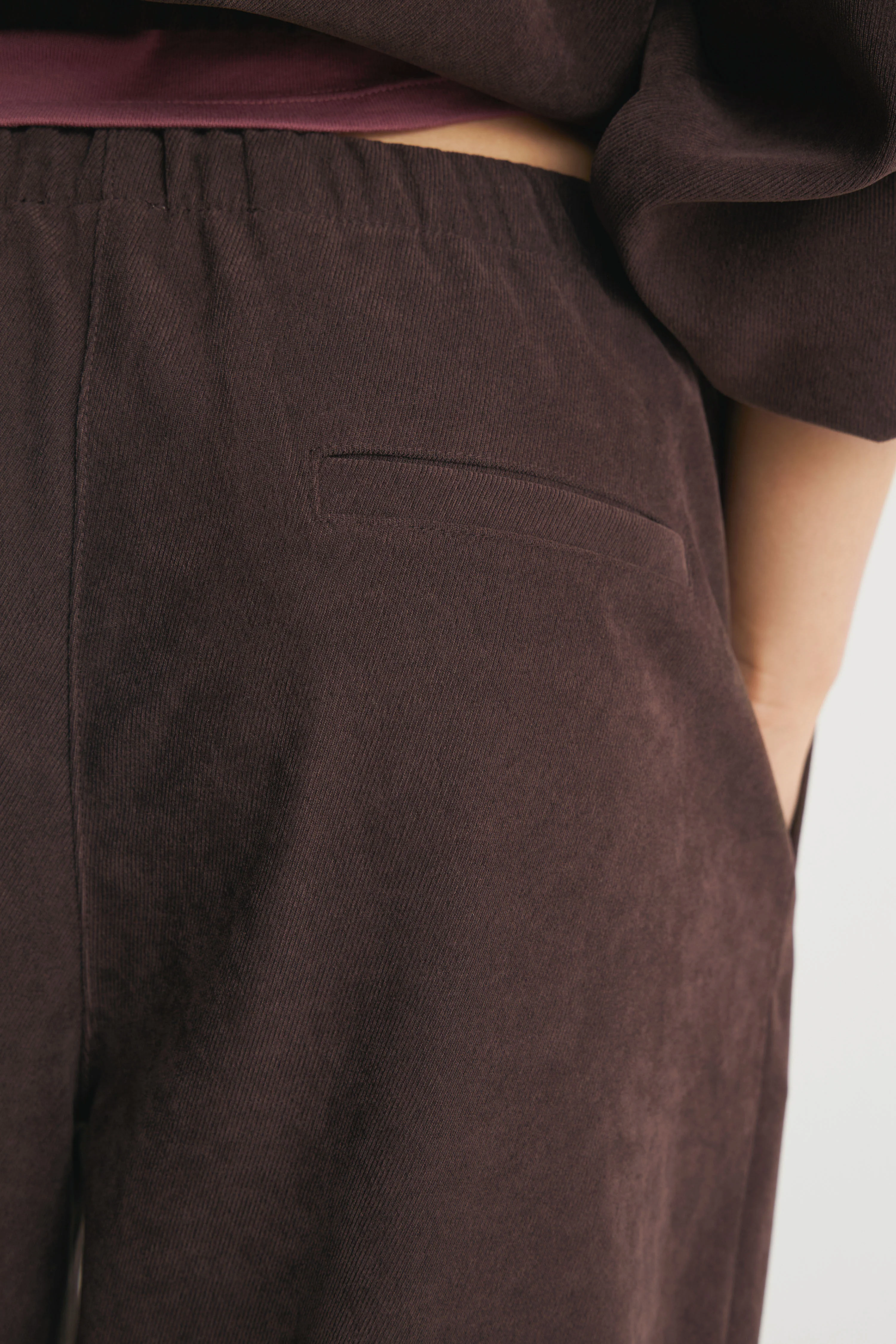 VELOUR WIDE-LEG TROUSERS - Image 4