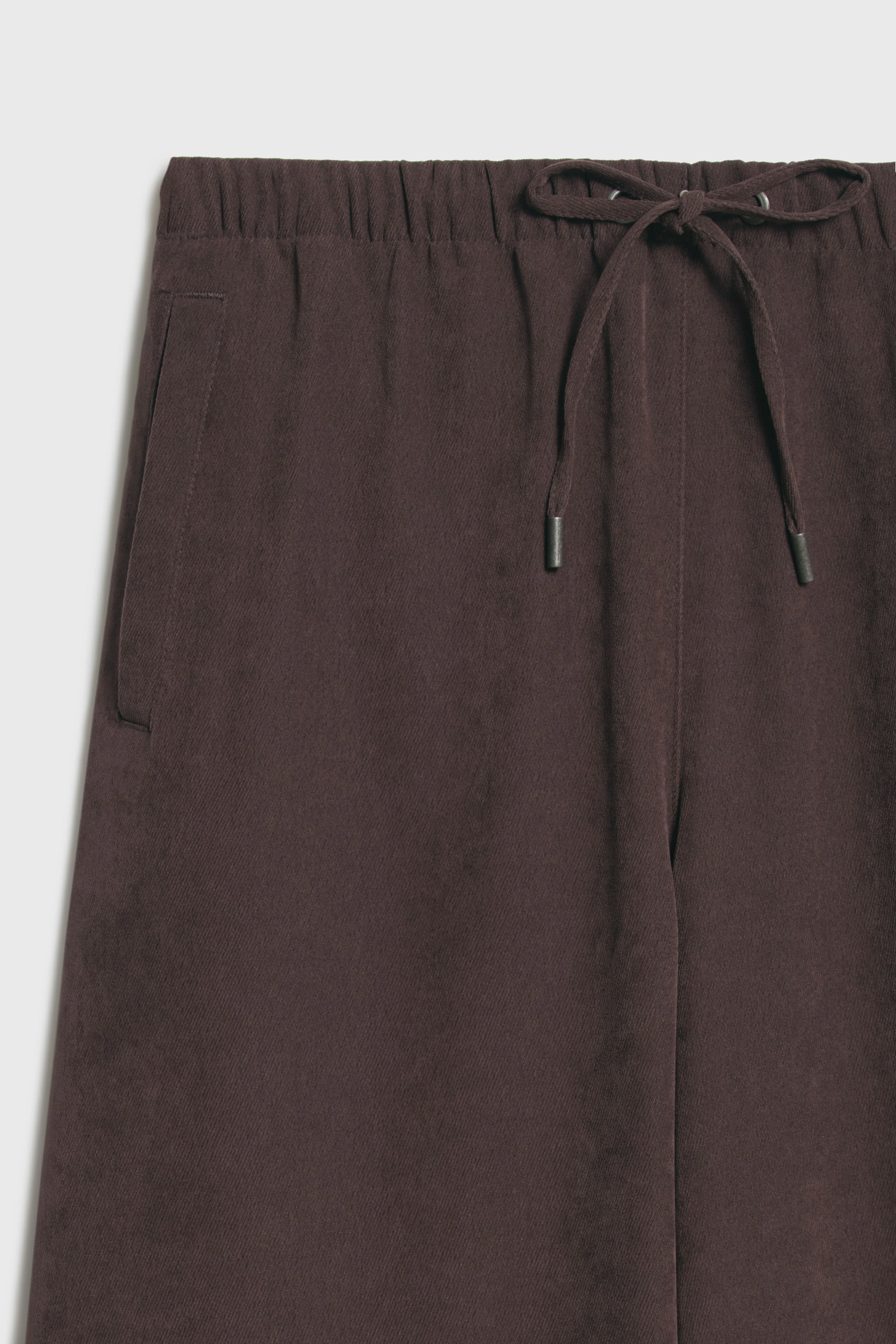 VELOUR WIDE-LEG TROUSERS - Image 5