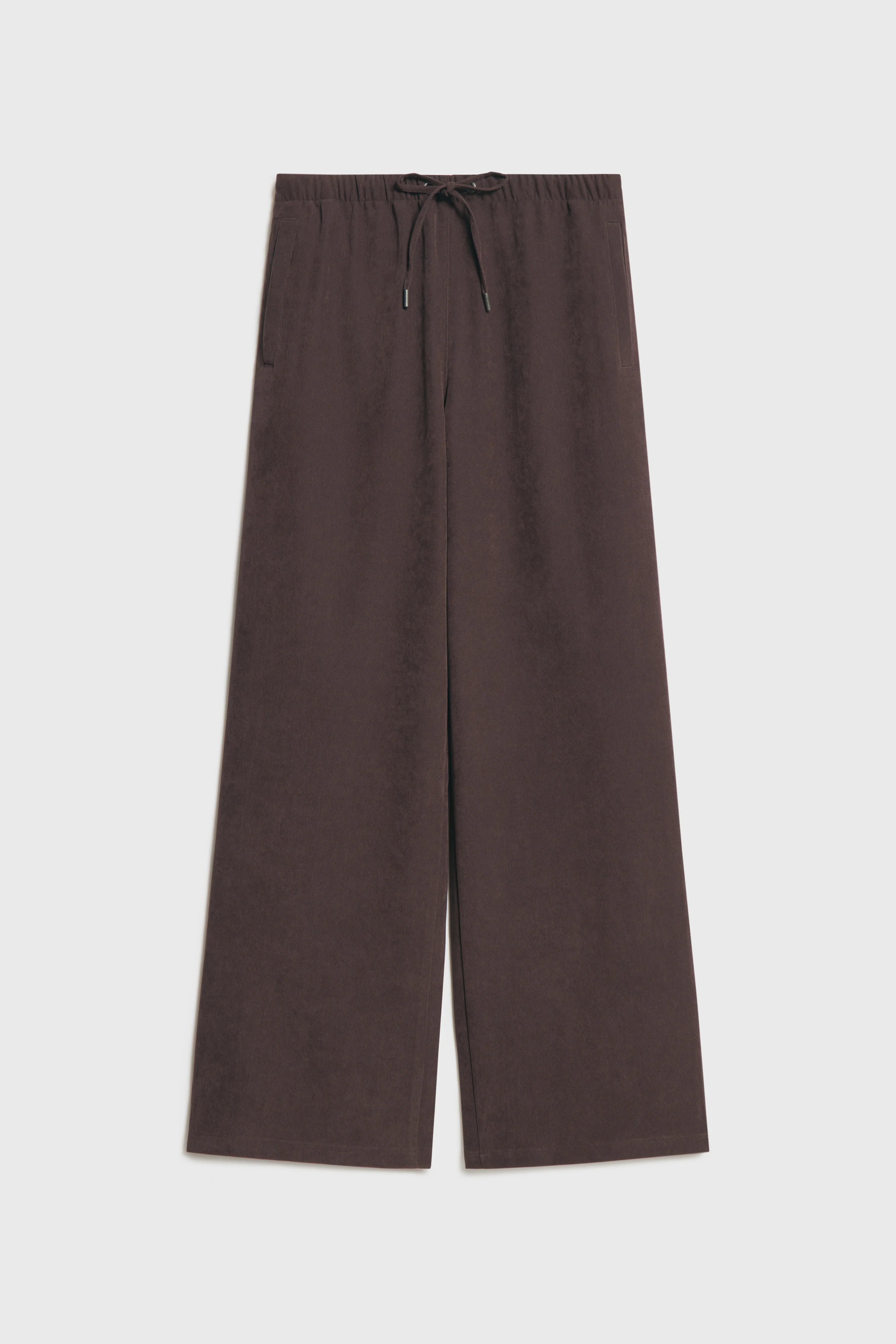 VELOUR WIDE-LEG TROUSERS - Image 6