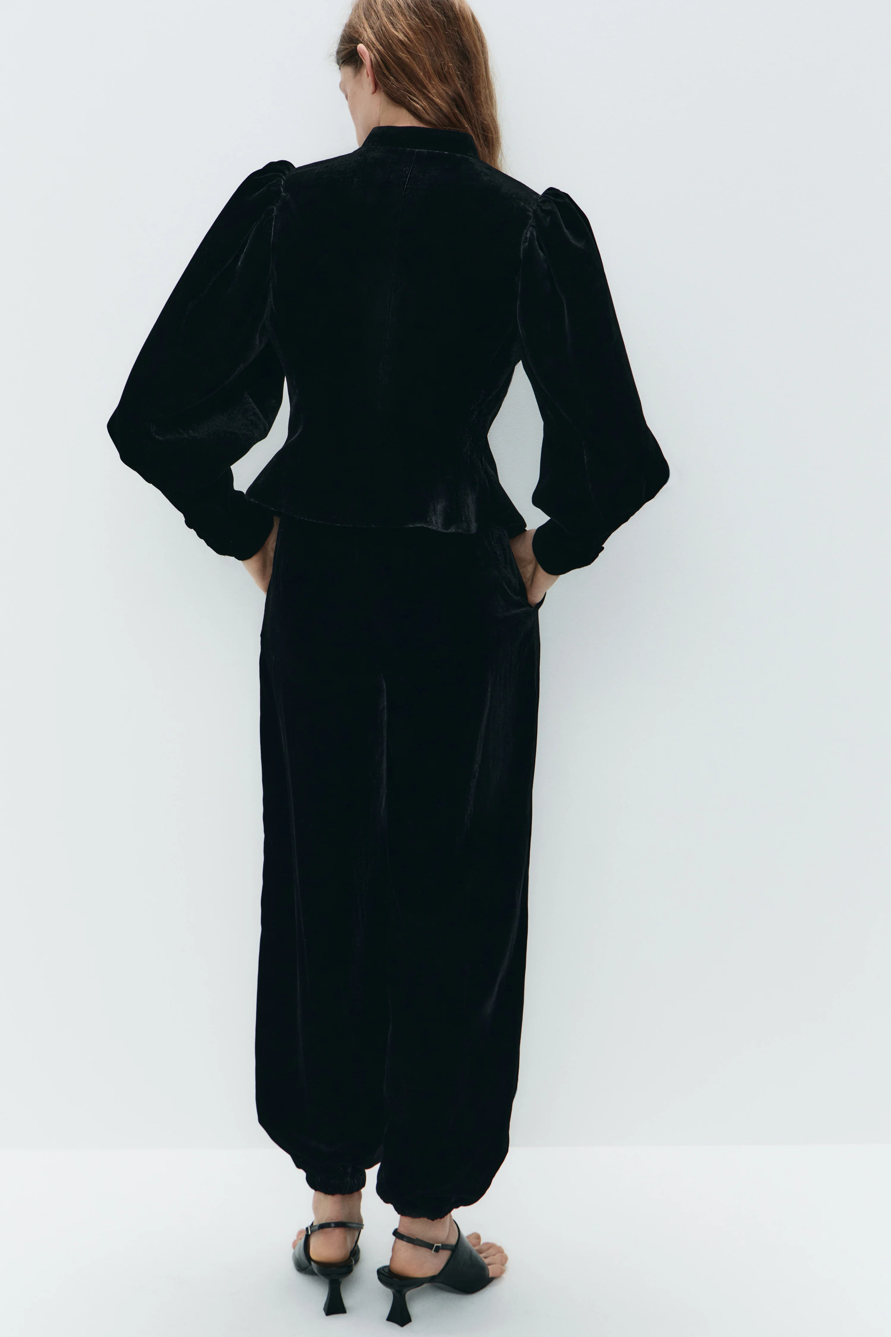 VELVET BLOOMER TROUSERS - Image 3