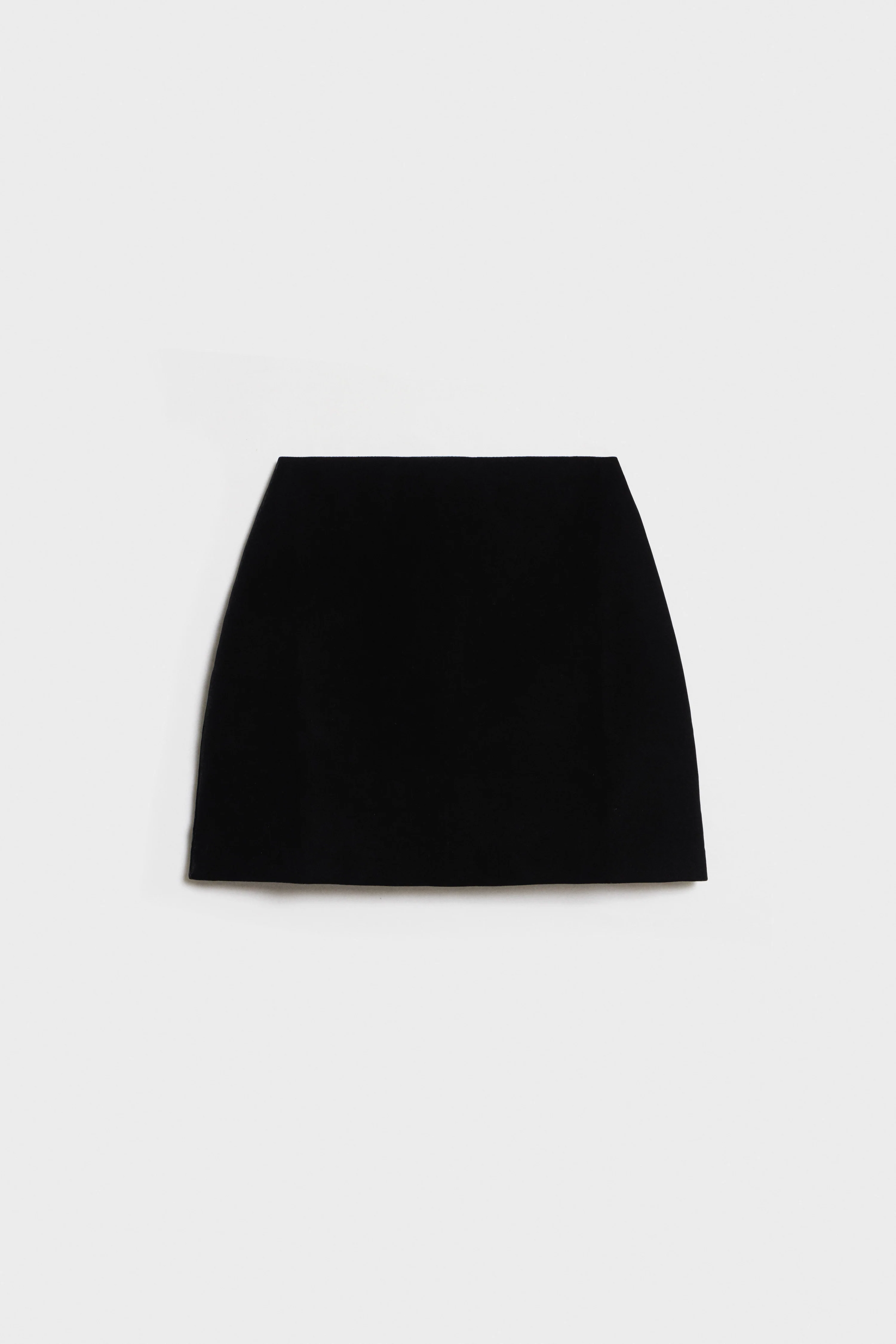 VELVET MINI SKIRT - Image 4