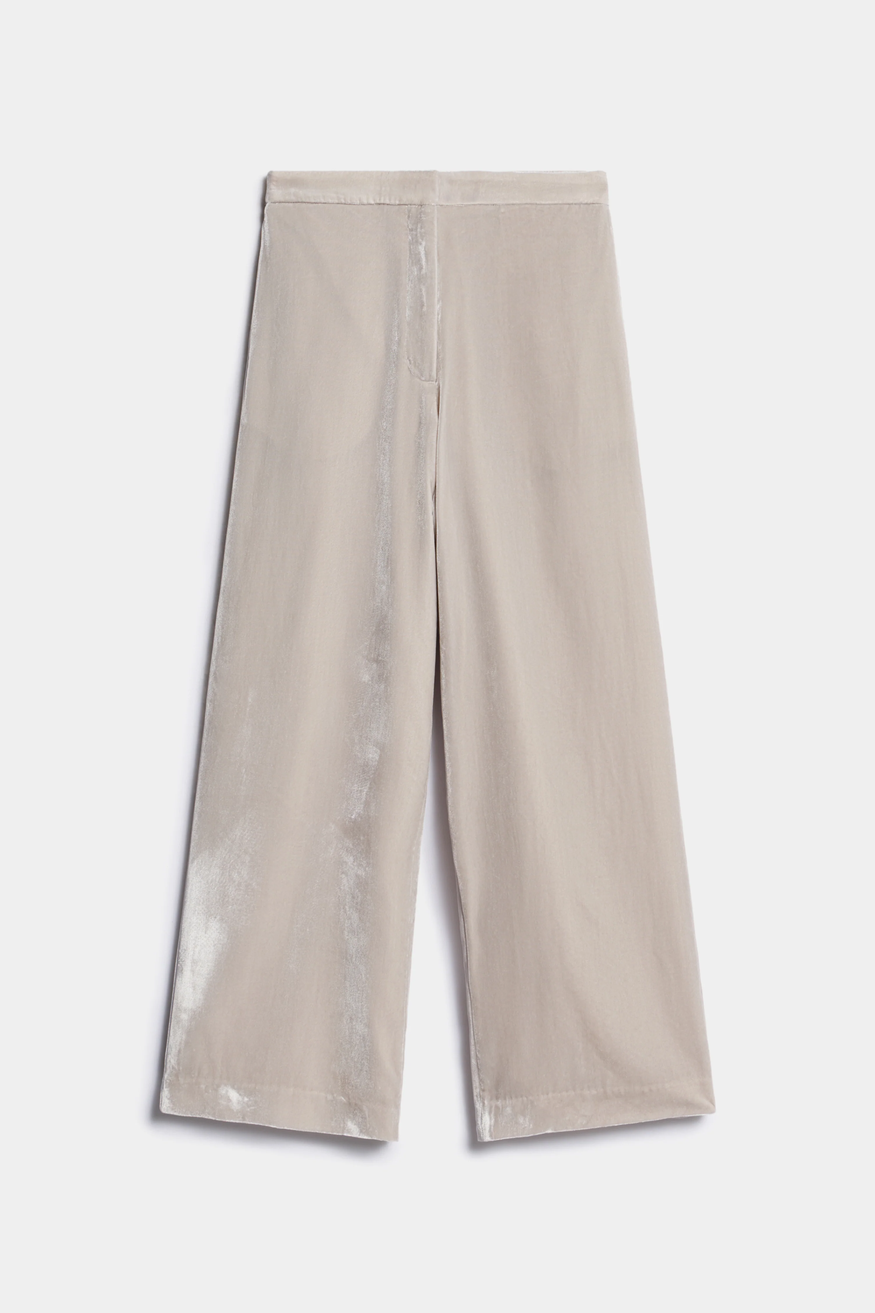 VELVET STRAIGHT TROUSERS - Image 4