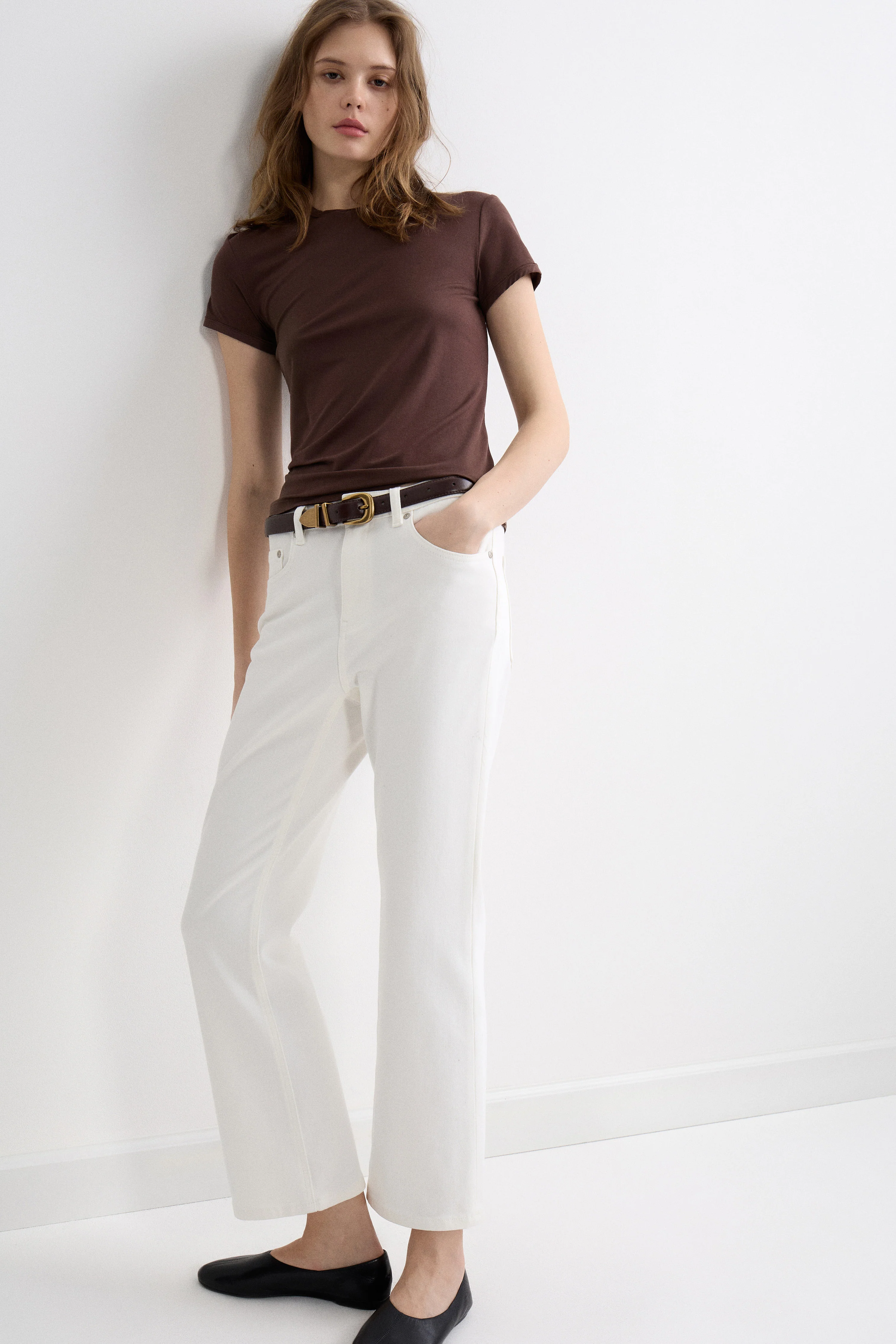 VINTAGE-LOOK LYOCELL T-SHIRT - Image 2