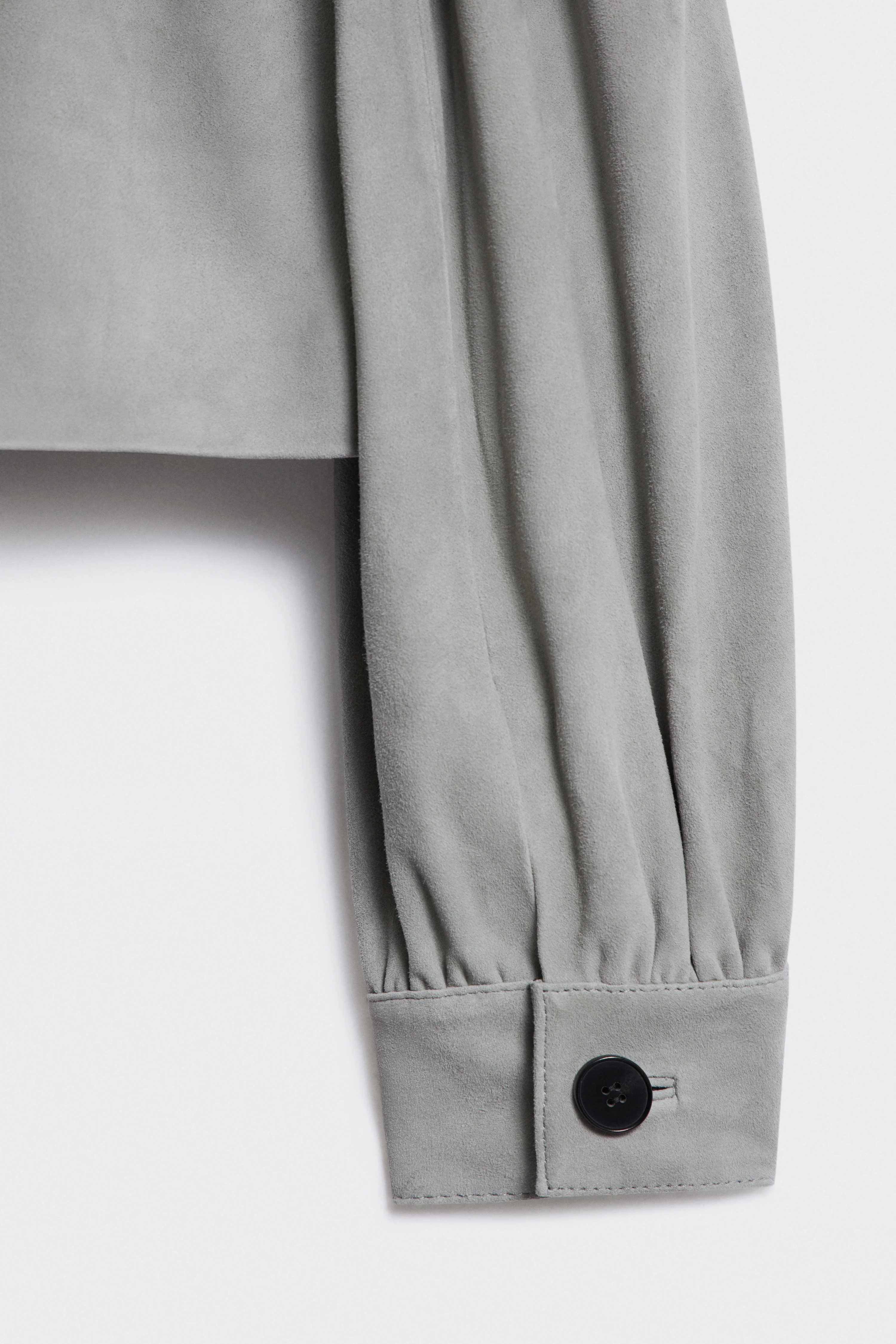 VINTAGE-LOOK SHEEP SUEDE BLAZER - Image 9