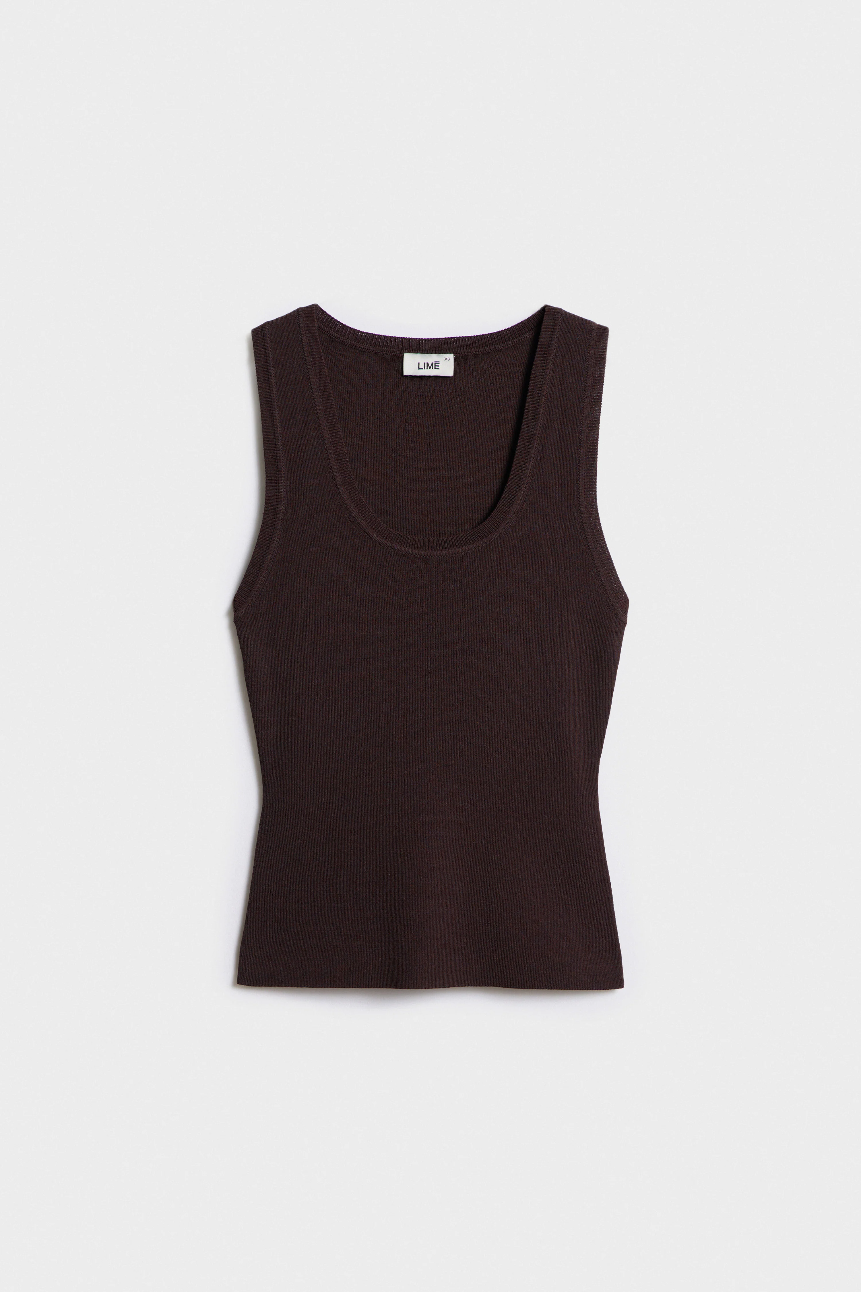 VISCOSE-BLEND KNIT TOP - Image 5