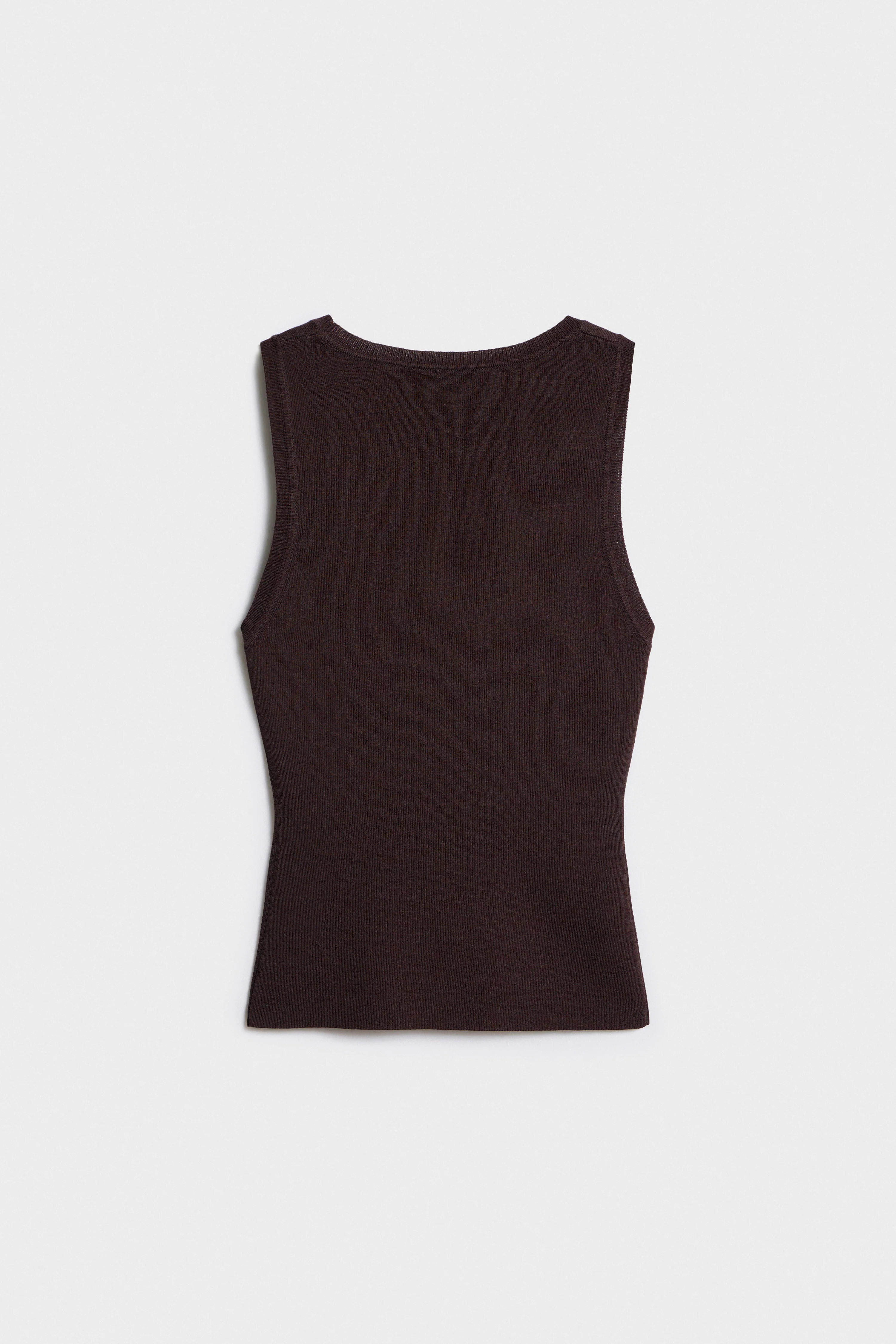 VISCOSE-BLEND KNIT TOP - Image 6