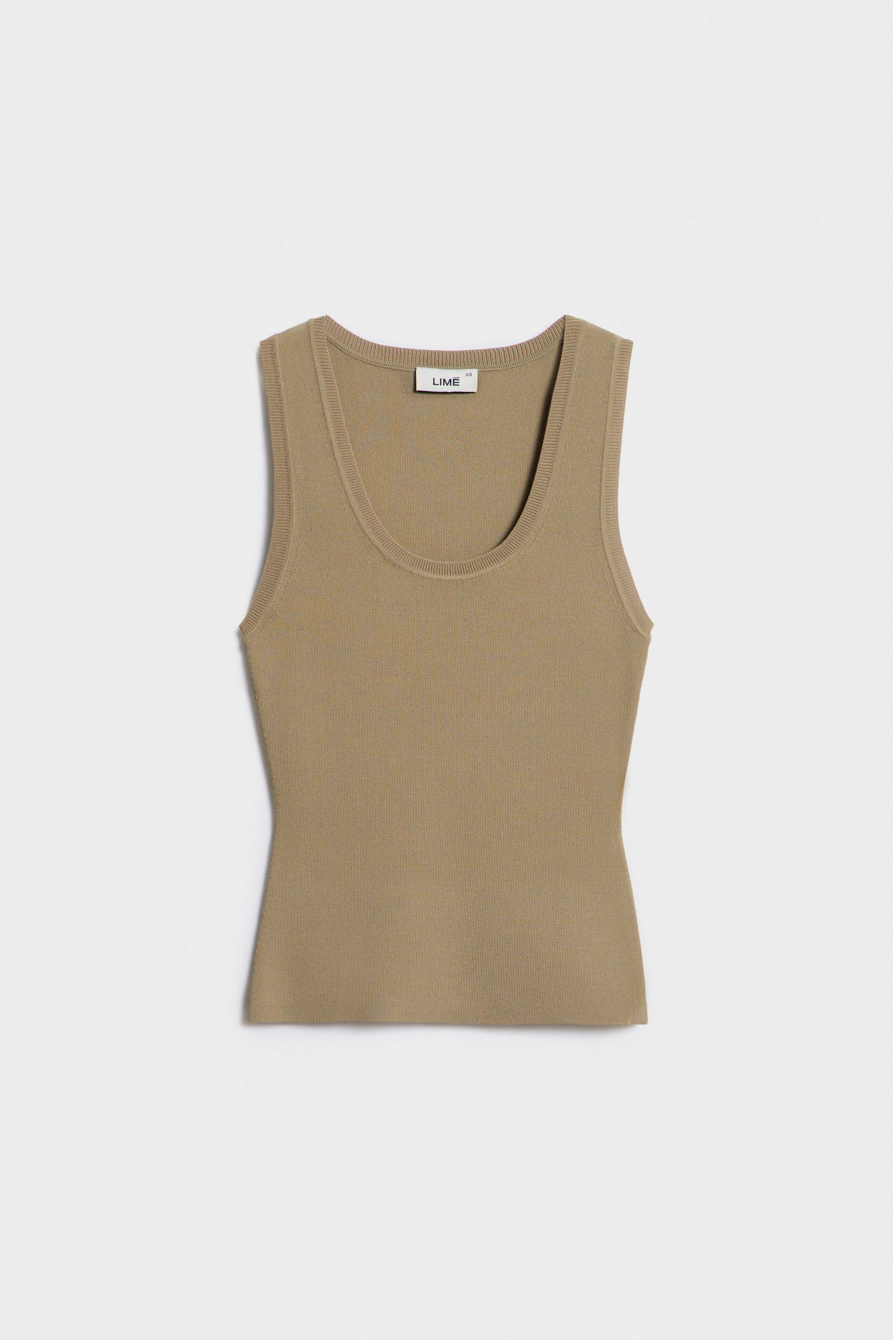 VISCOSE-BLEND KNIT TOP - Image 5