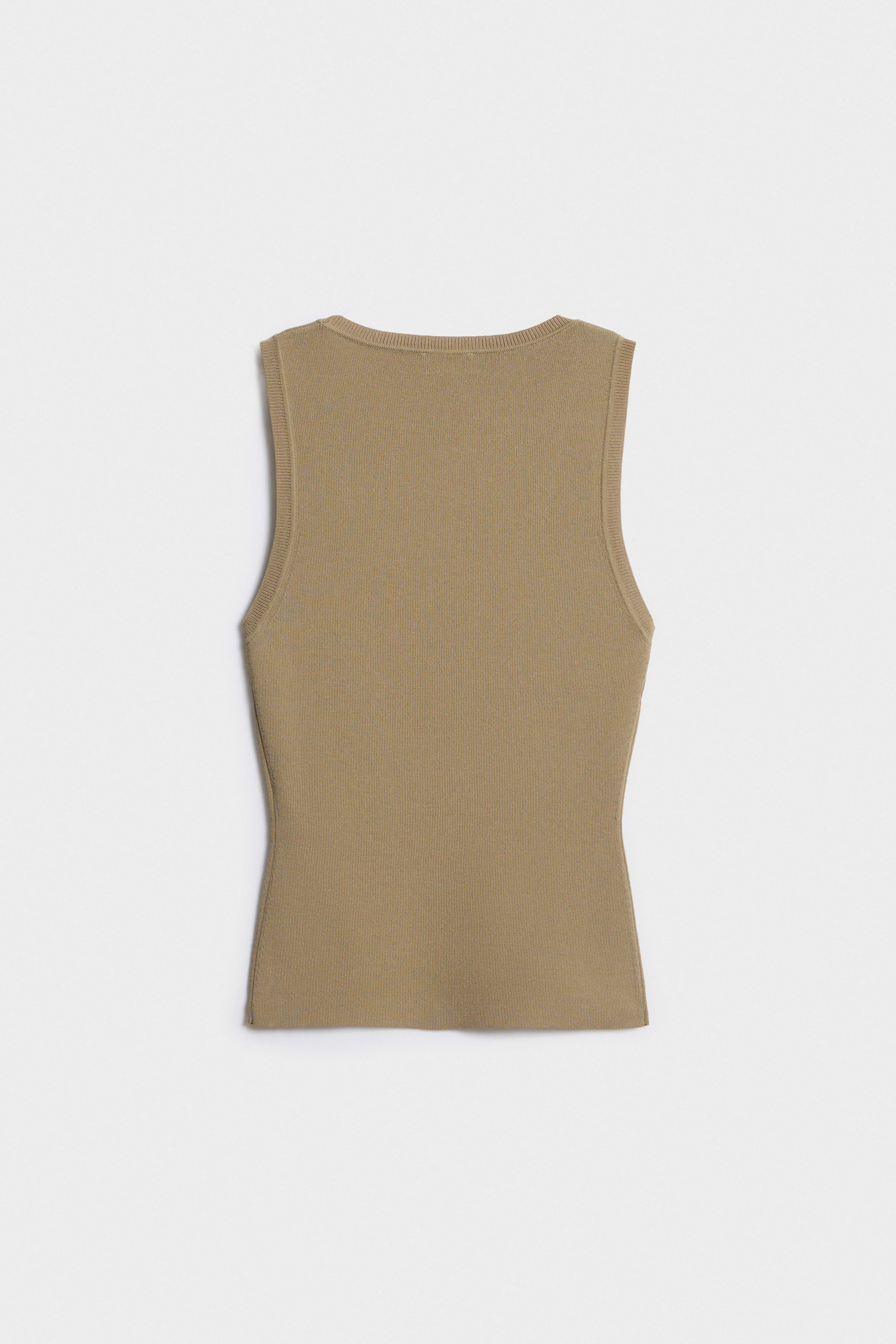 VISCOSE-BLEND KNIT TOP - Image 6