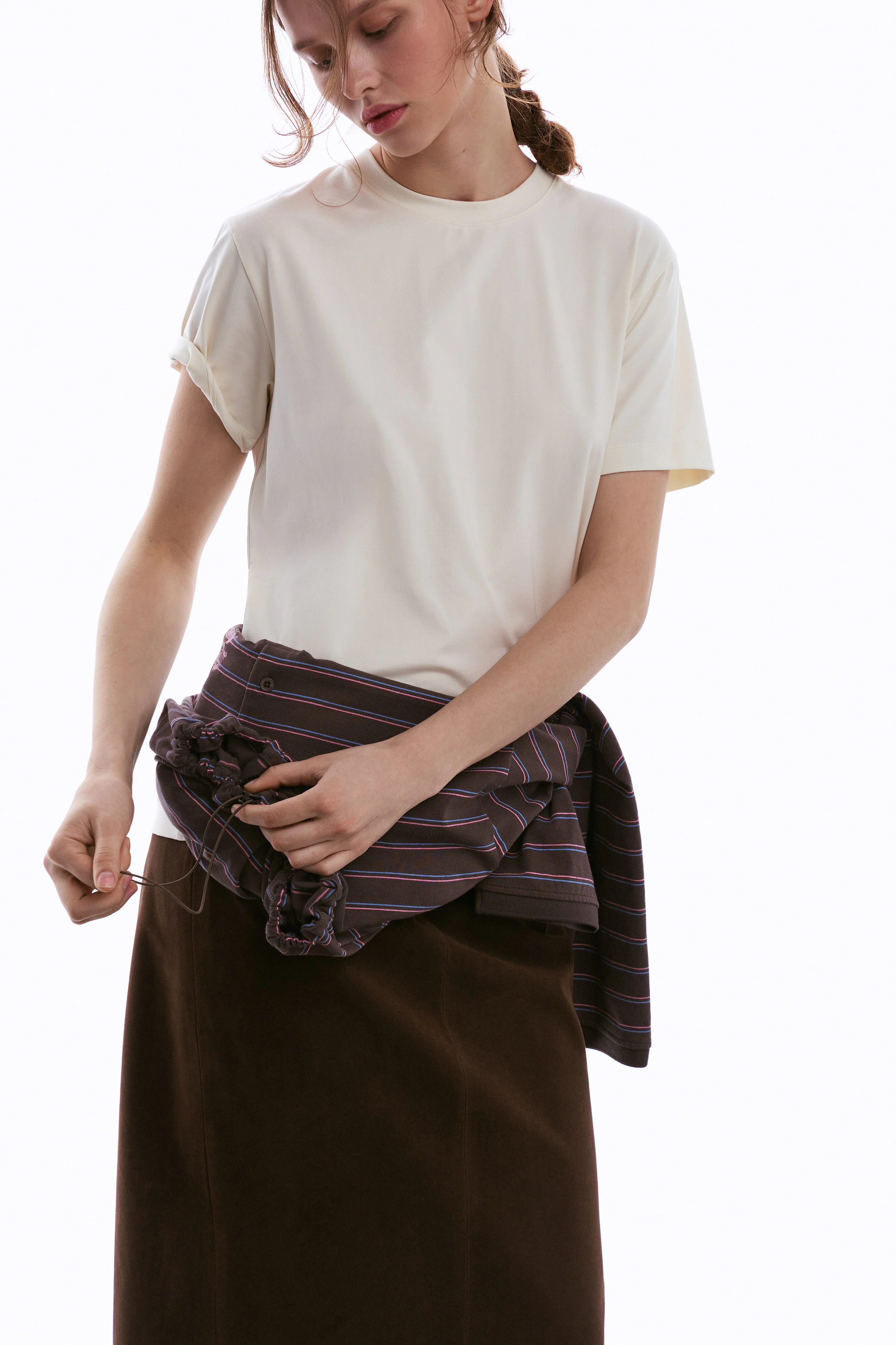 VISCOSE-COTTON T-SHIRT - Image 2