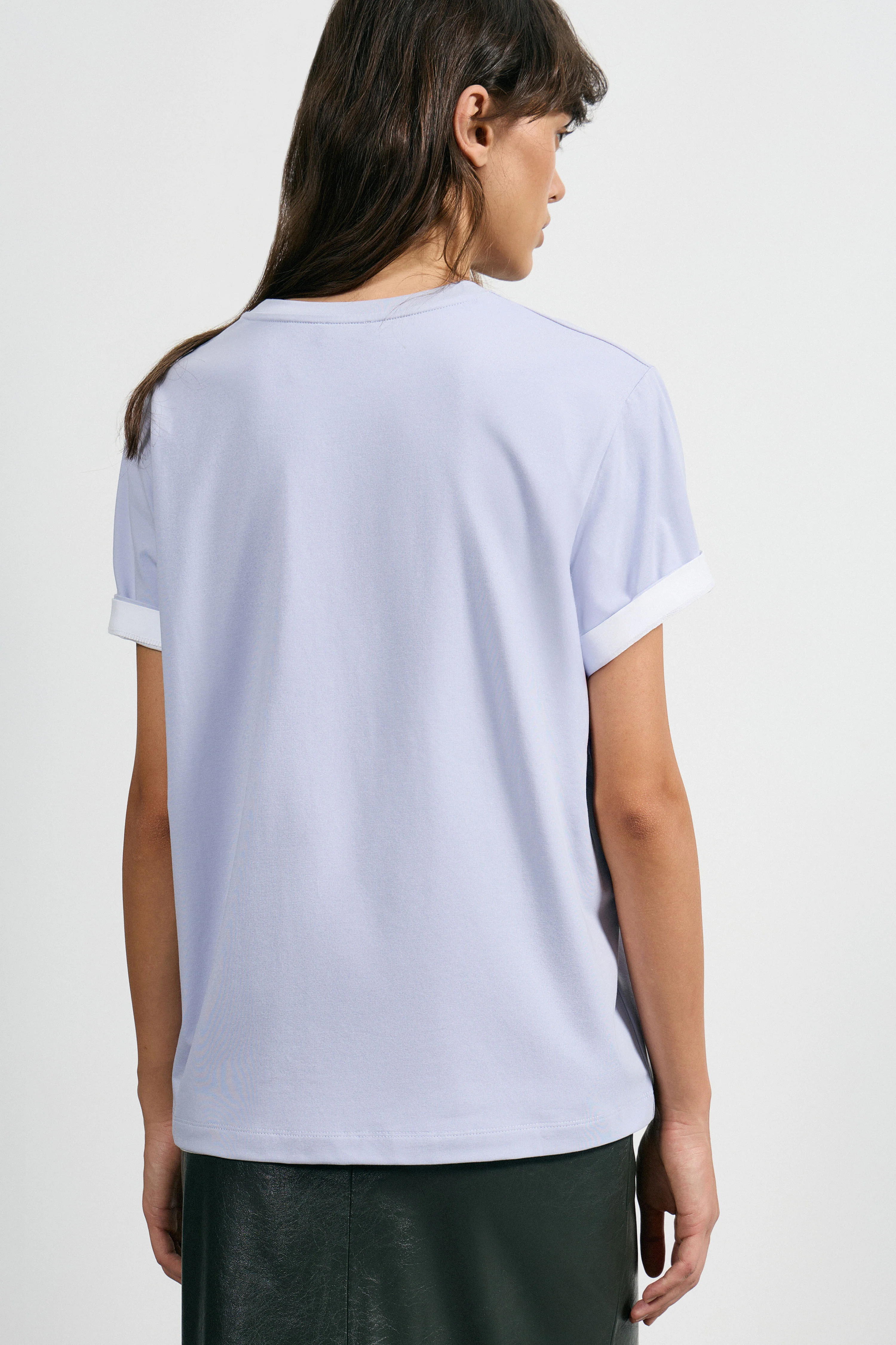 VISCOSE-COTTON T-SHIRT - Image 3