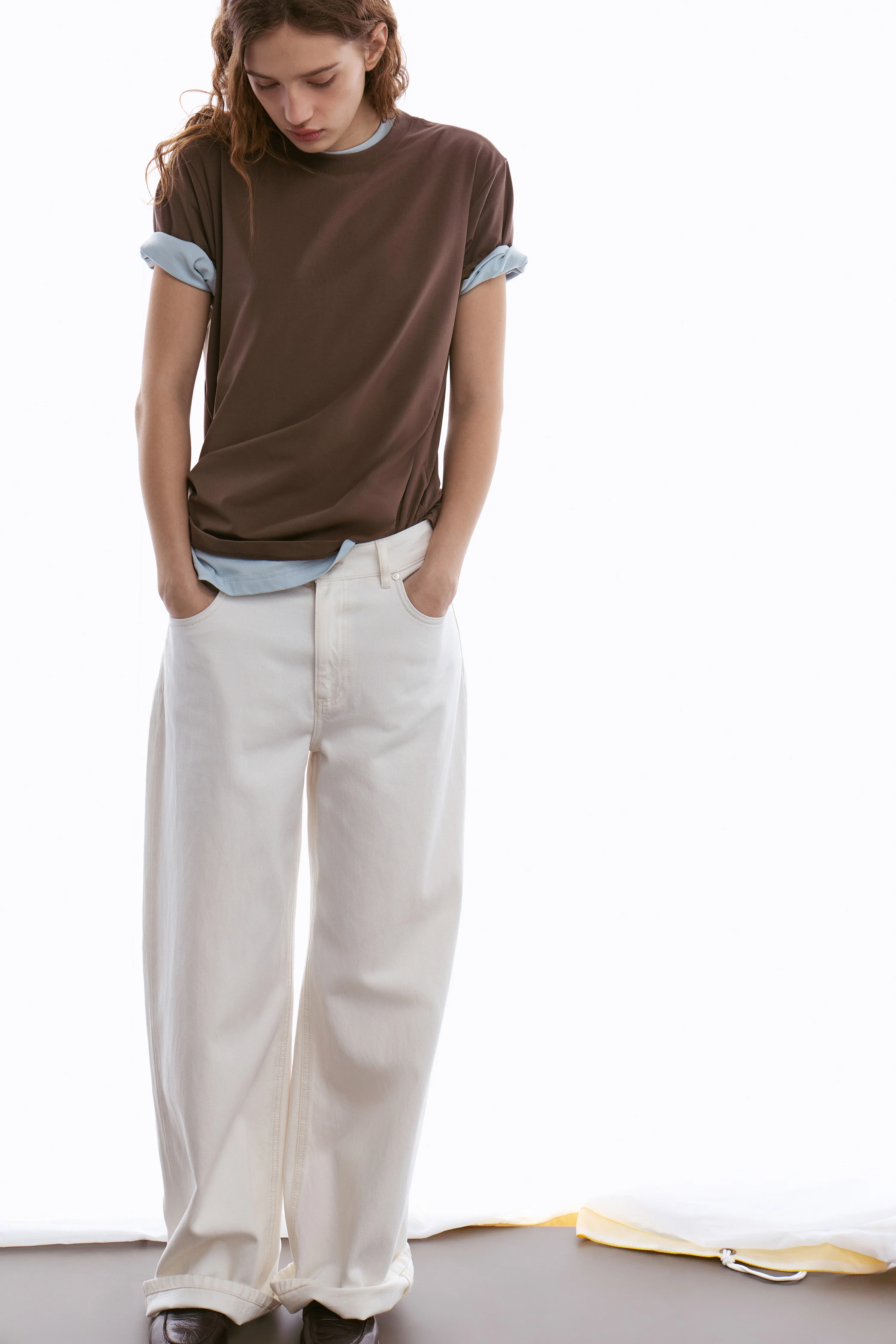 VISCOSE-COTTON T-SHIRT - Image 2