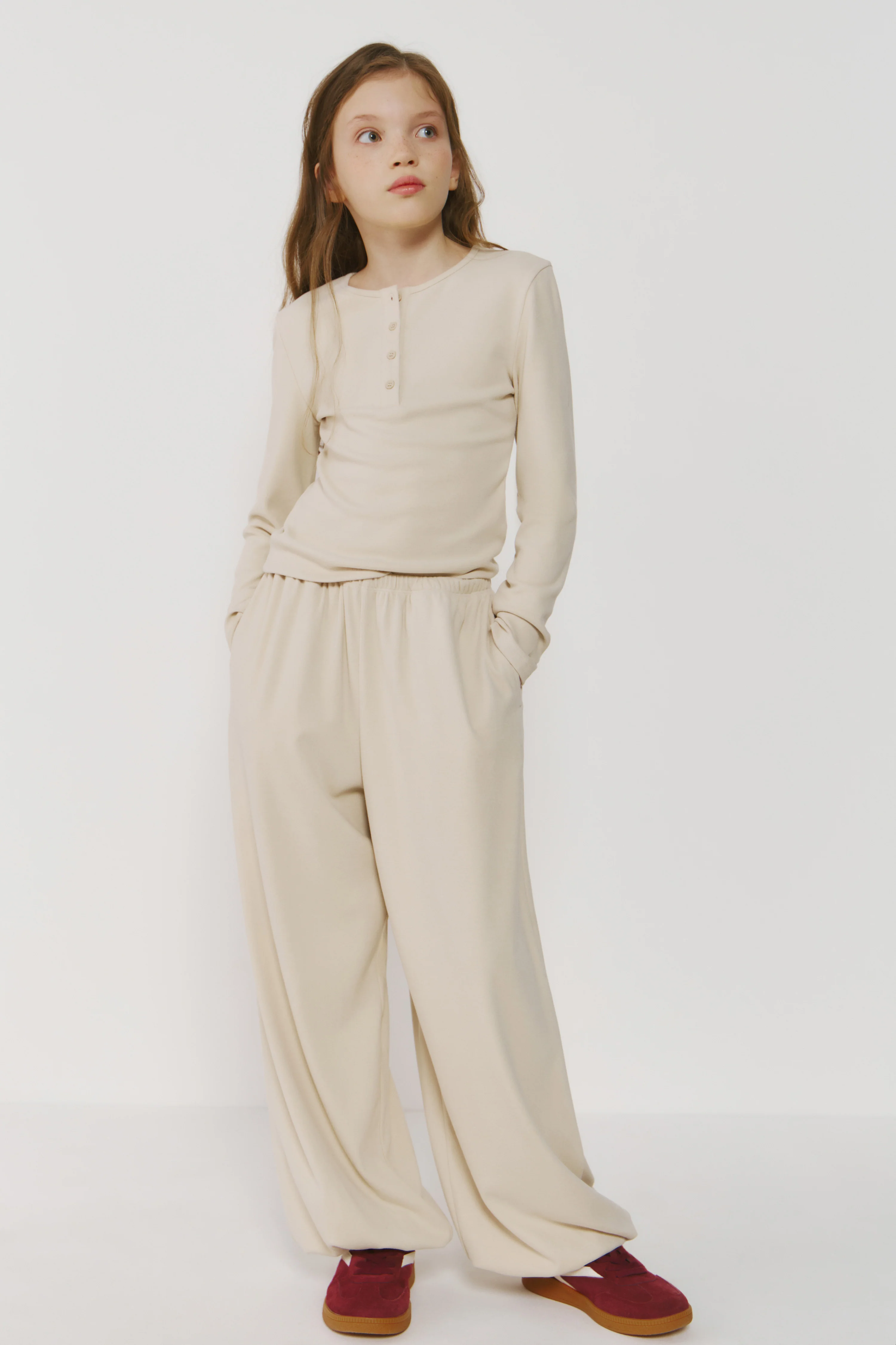 VISCOSE JERSEY LONG-SLEEVED T-SHIRT - Image 3