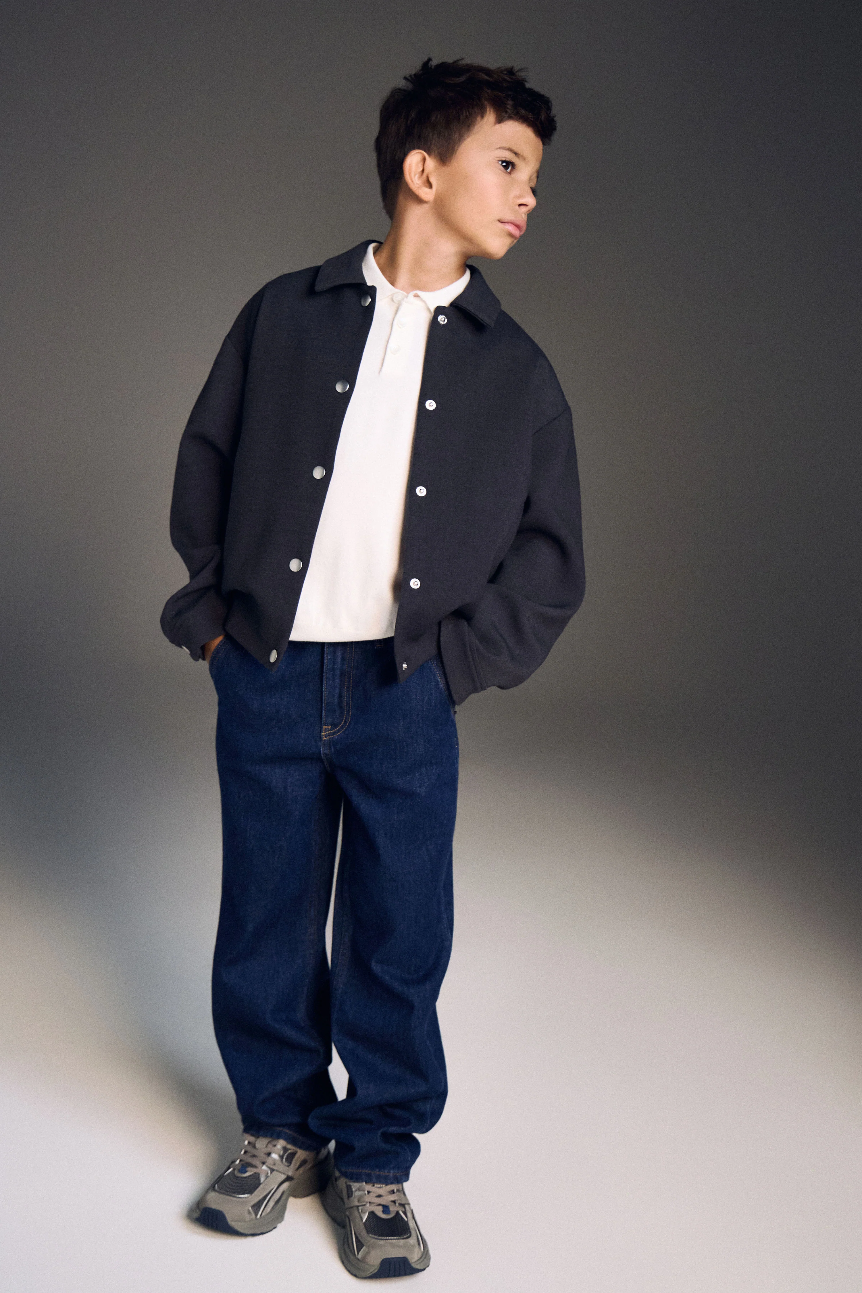 VISCOSE KNIT POLO JUMPER - Image 3