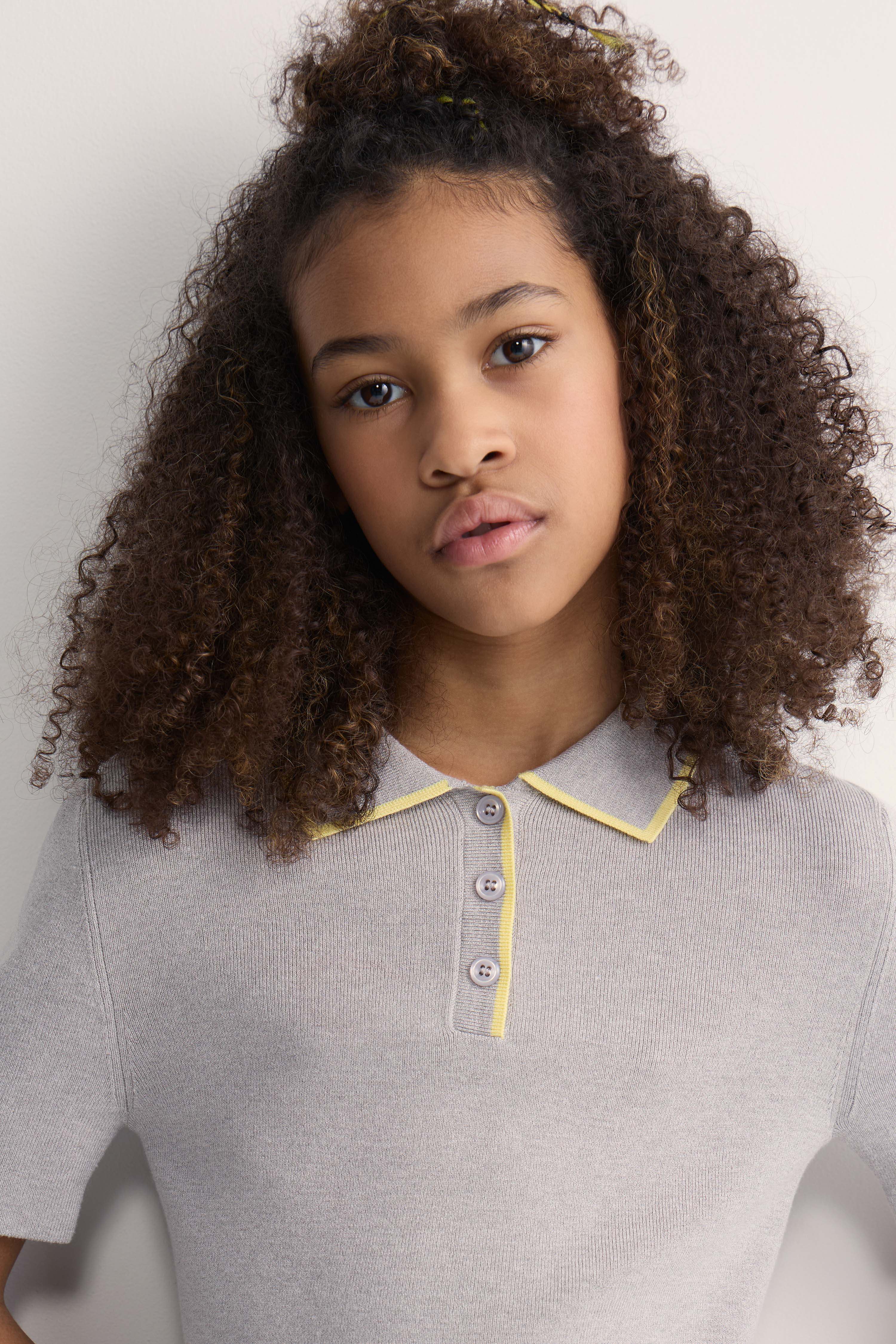 VISCOSE KNIT POLO JUMPER - Image 3