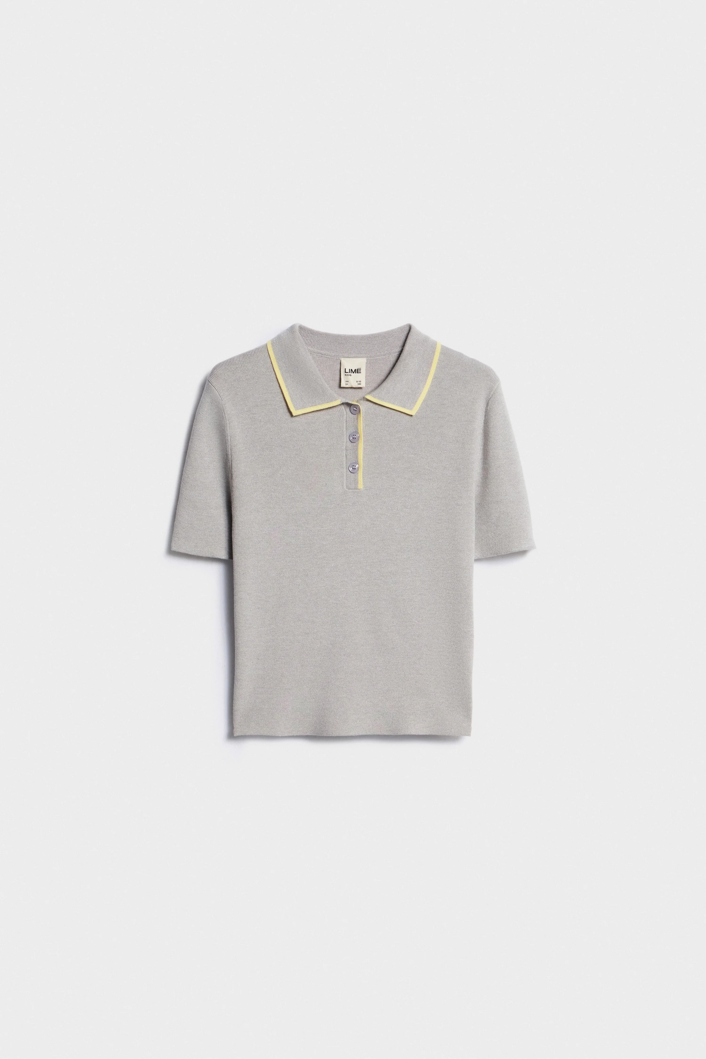 VISCOSE KNIT POLO JUMPER - Image 4