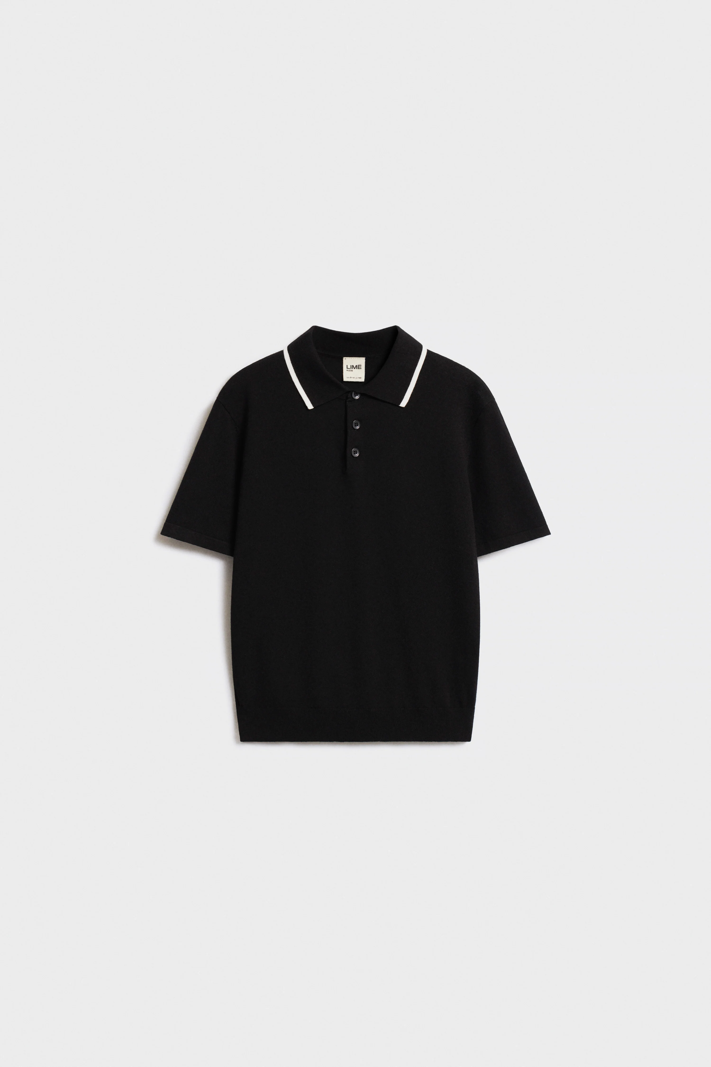VISCOSE KNIT POLO JUMPER - Image 3