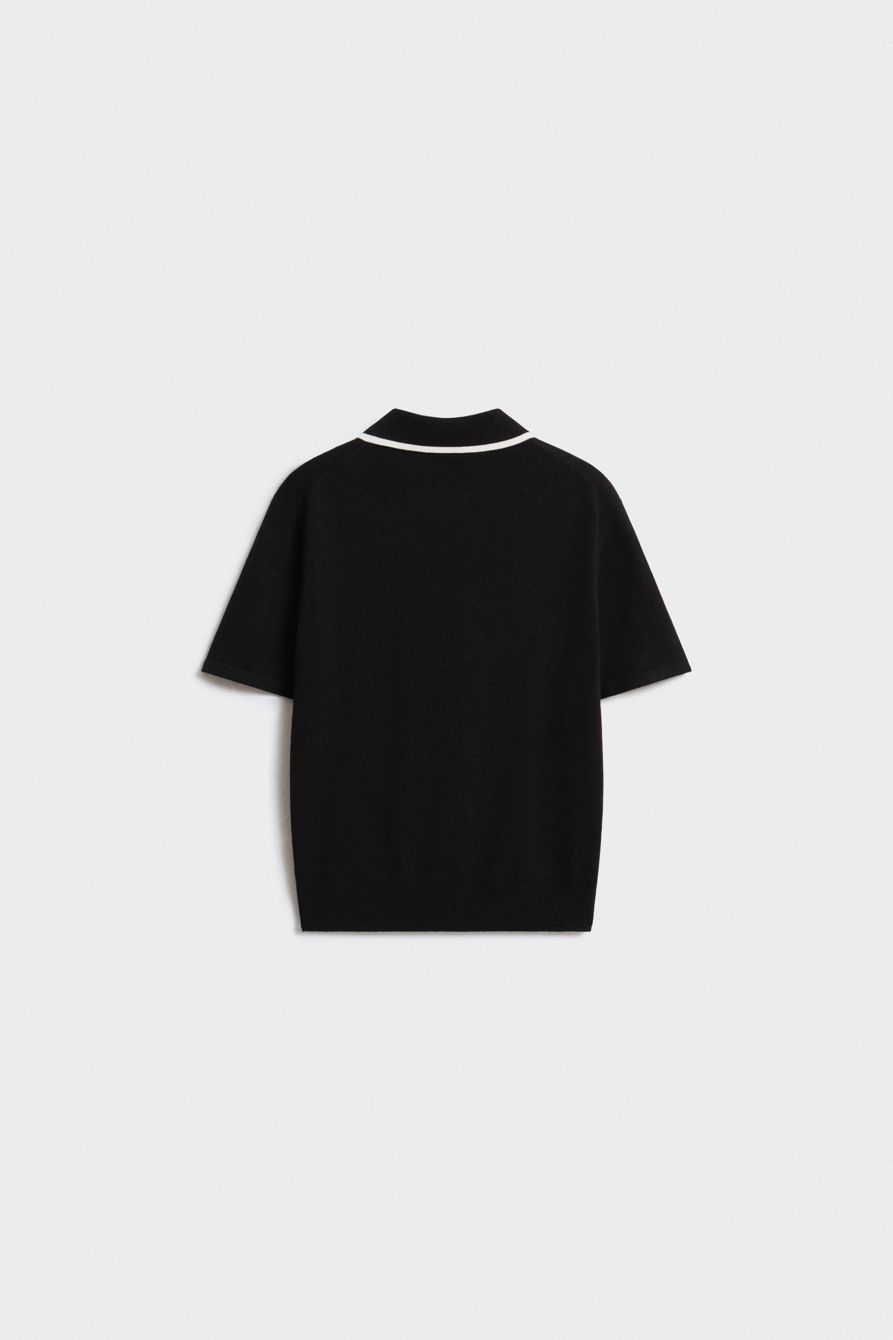 VISCOSE KNIT POLO JUMPER - Image 4