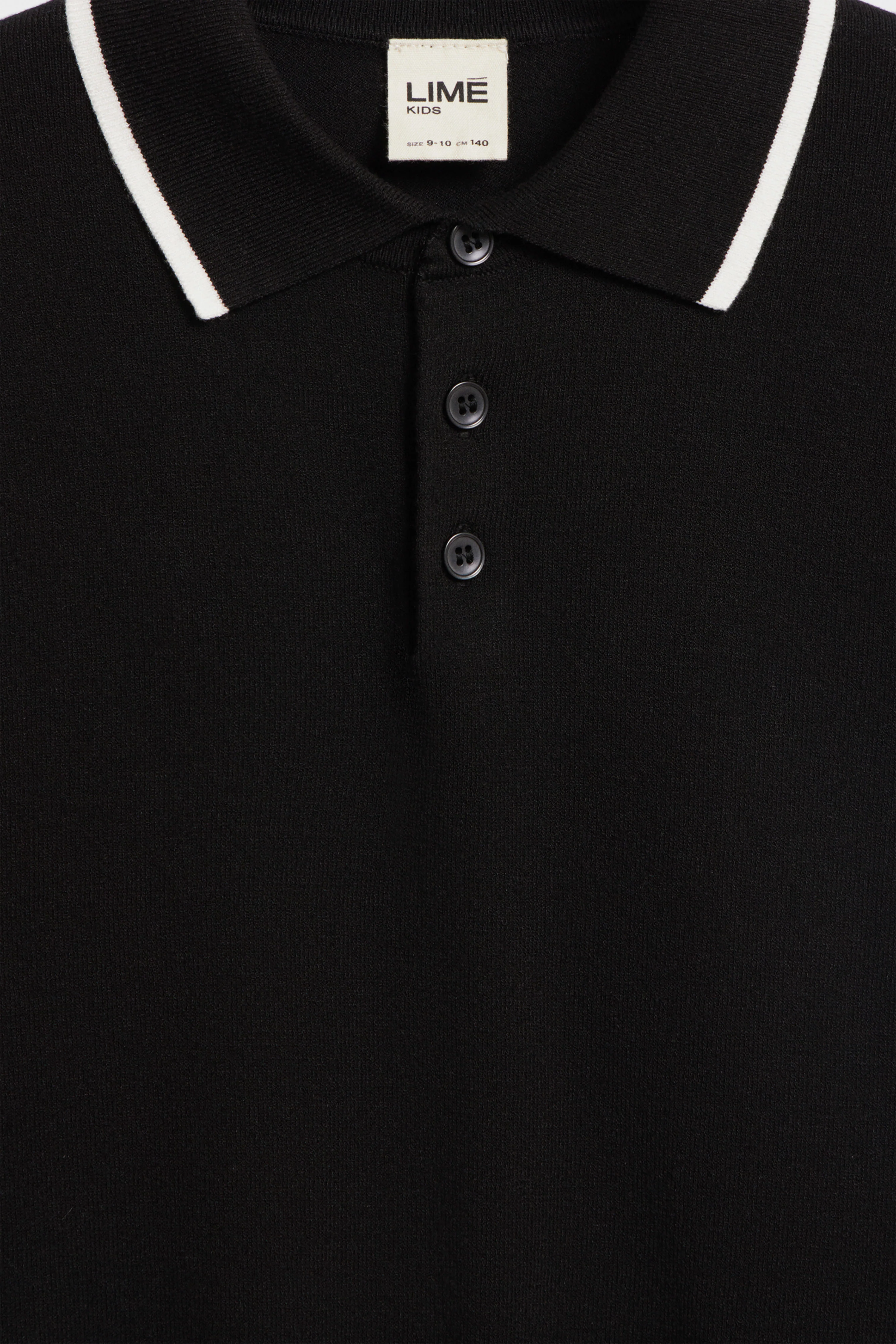 VISCOSE KNIT POLO JUMPER - Image 5