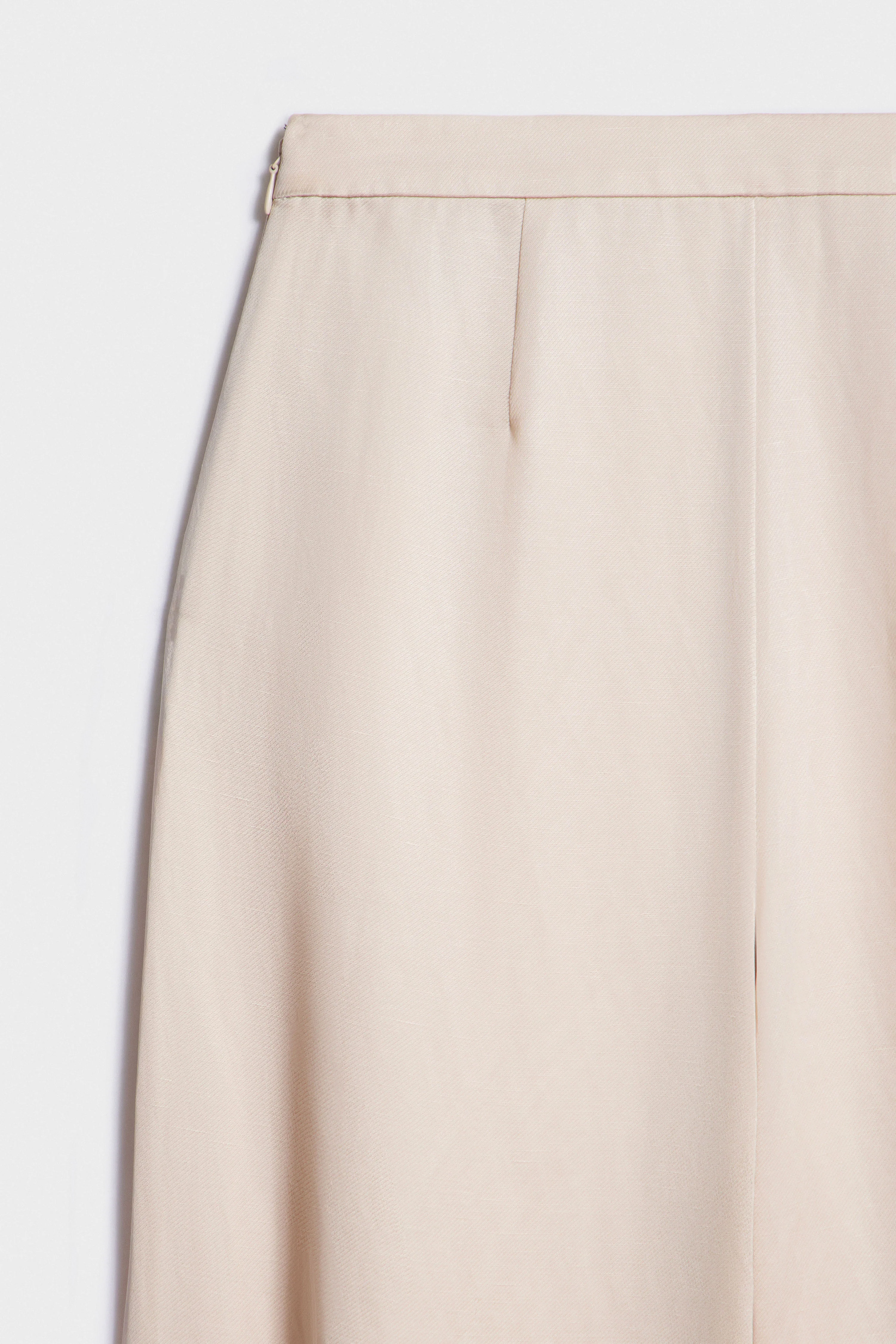 VISCOSE-LINEN BLOOMER TROUSERS - Image 6