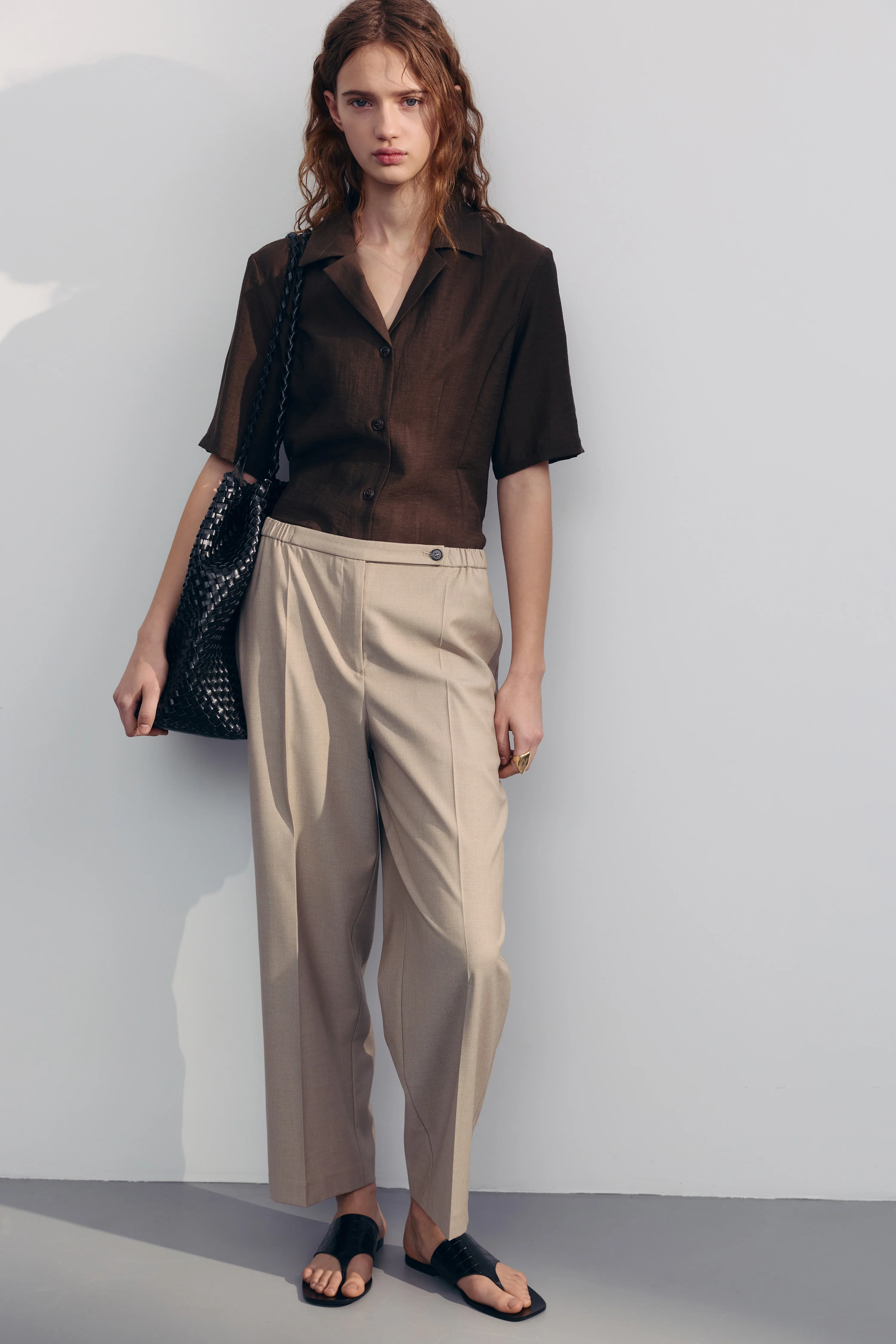VISCOSE-LINEN SHIRT - Image 2