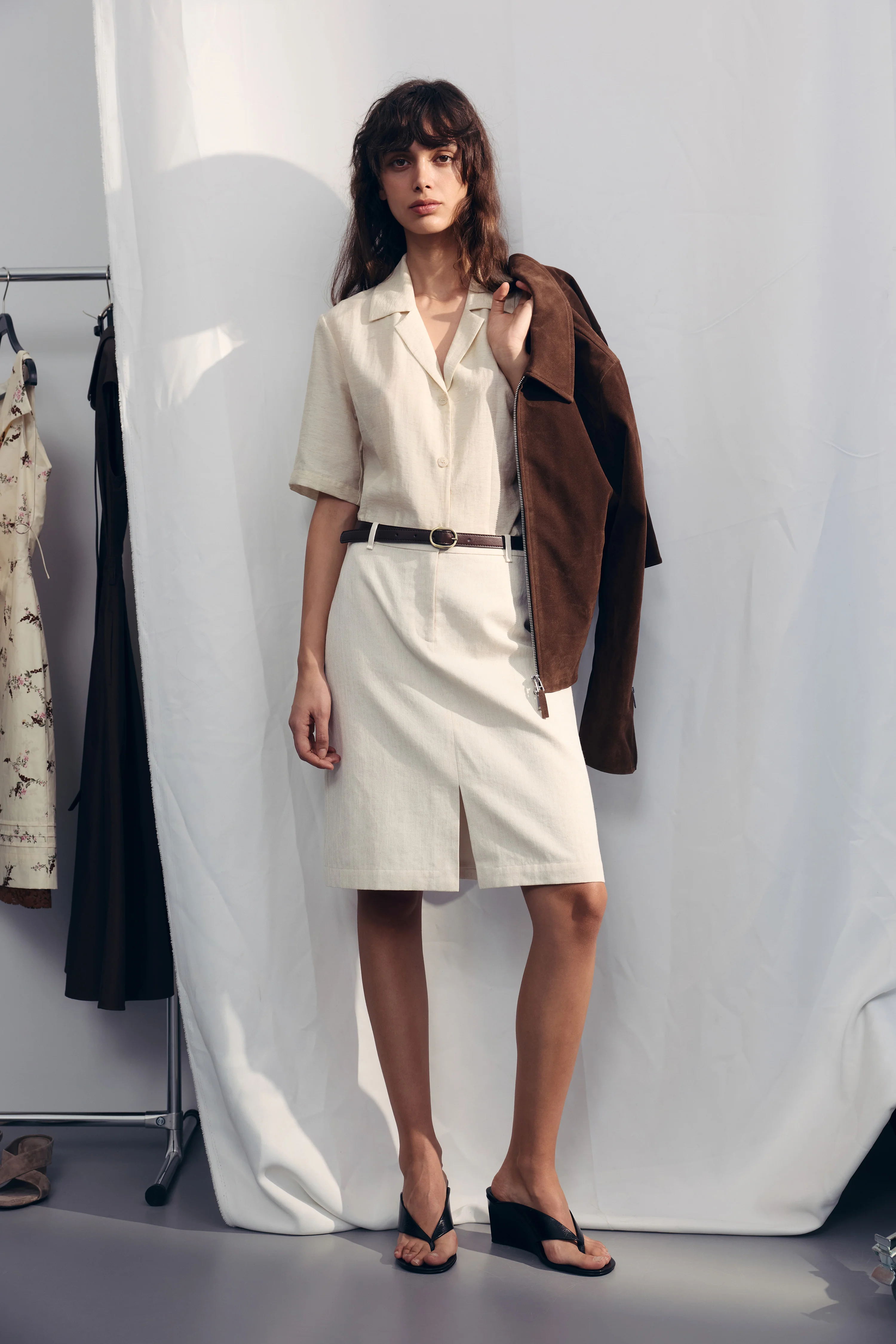 VISCOSE-LINEN SHIRT - Image 3