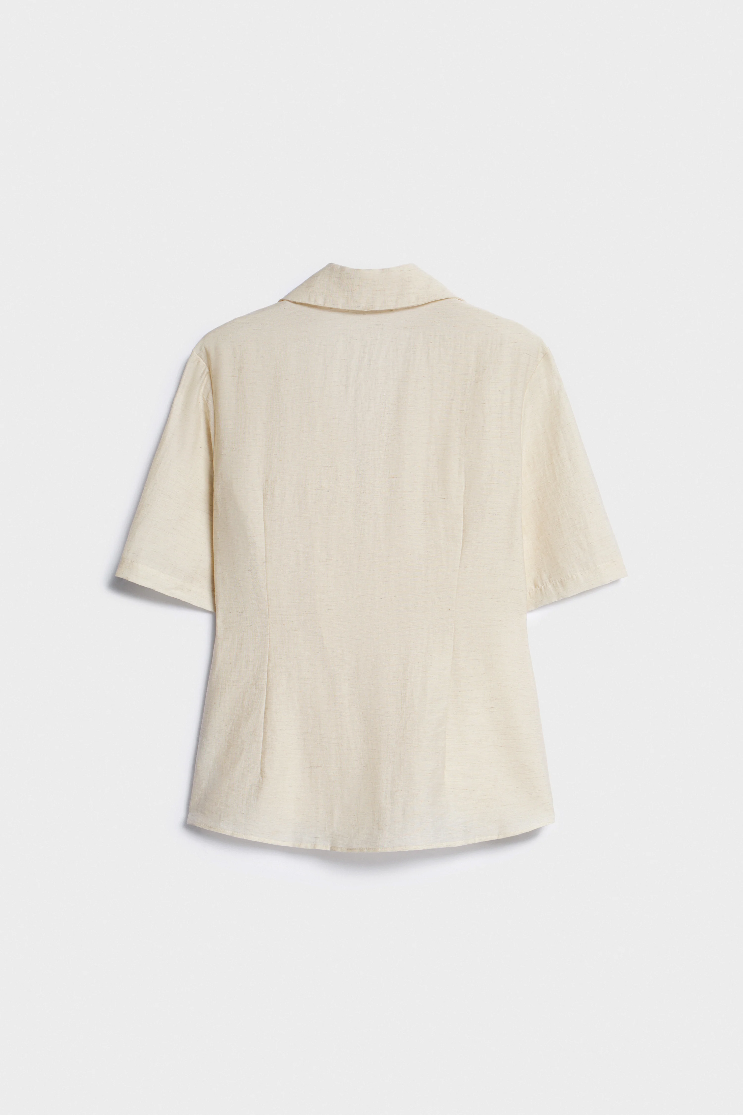 VISCOSE-LINEN SHIRT - Image 8