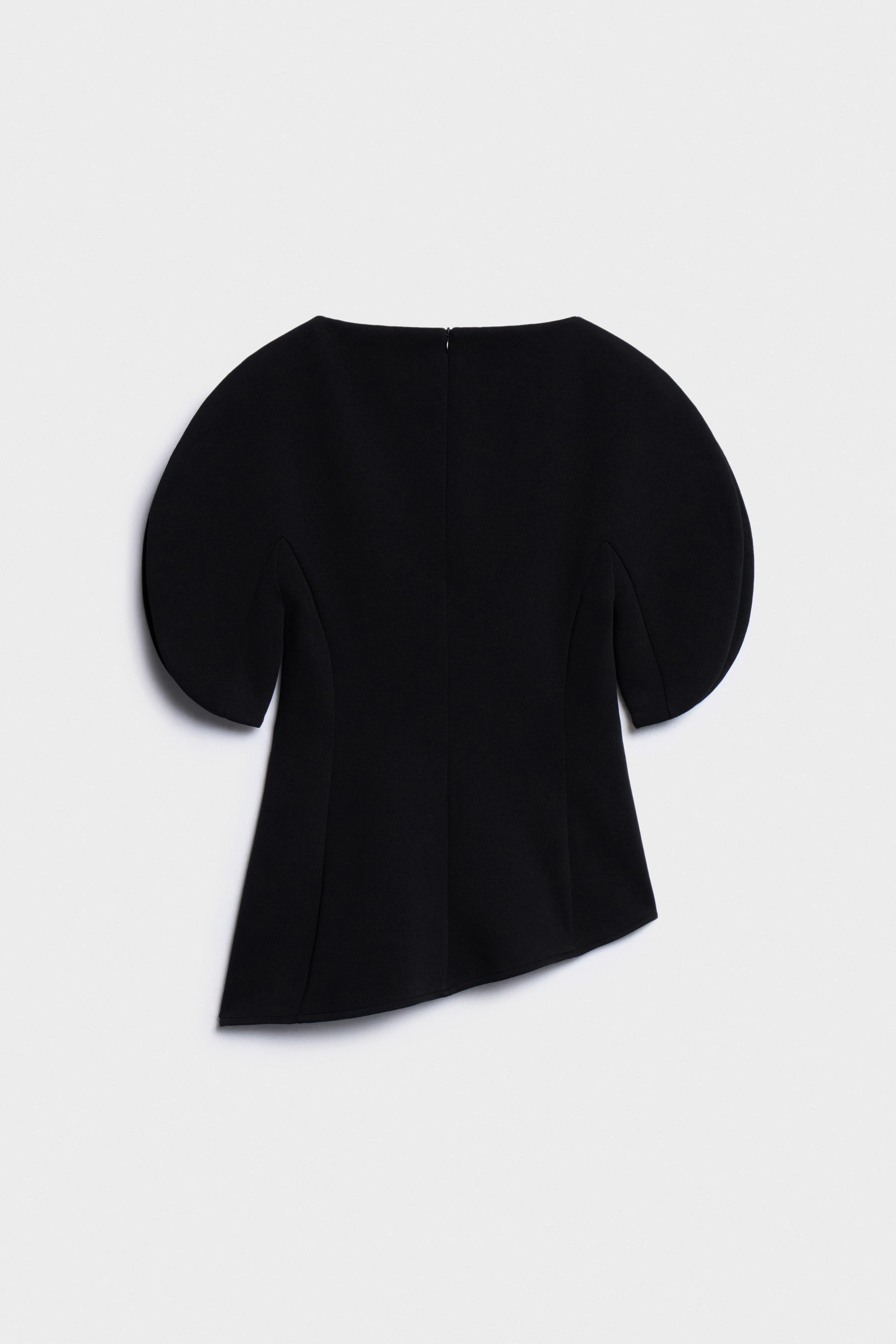 VOLUME-SLEEVE COTTON-BLEND BLOUSE - Image 6