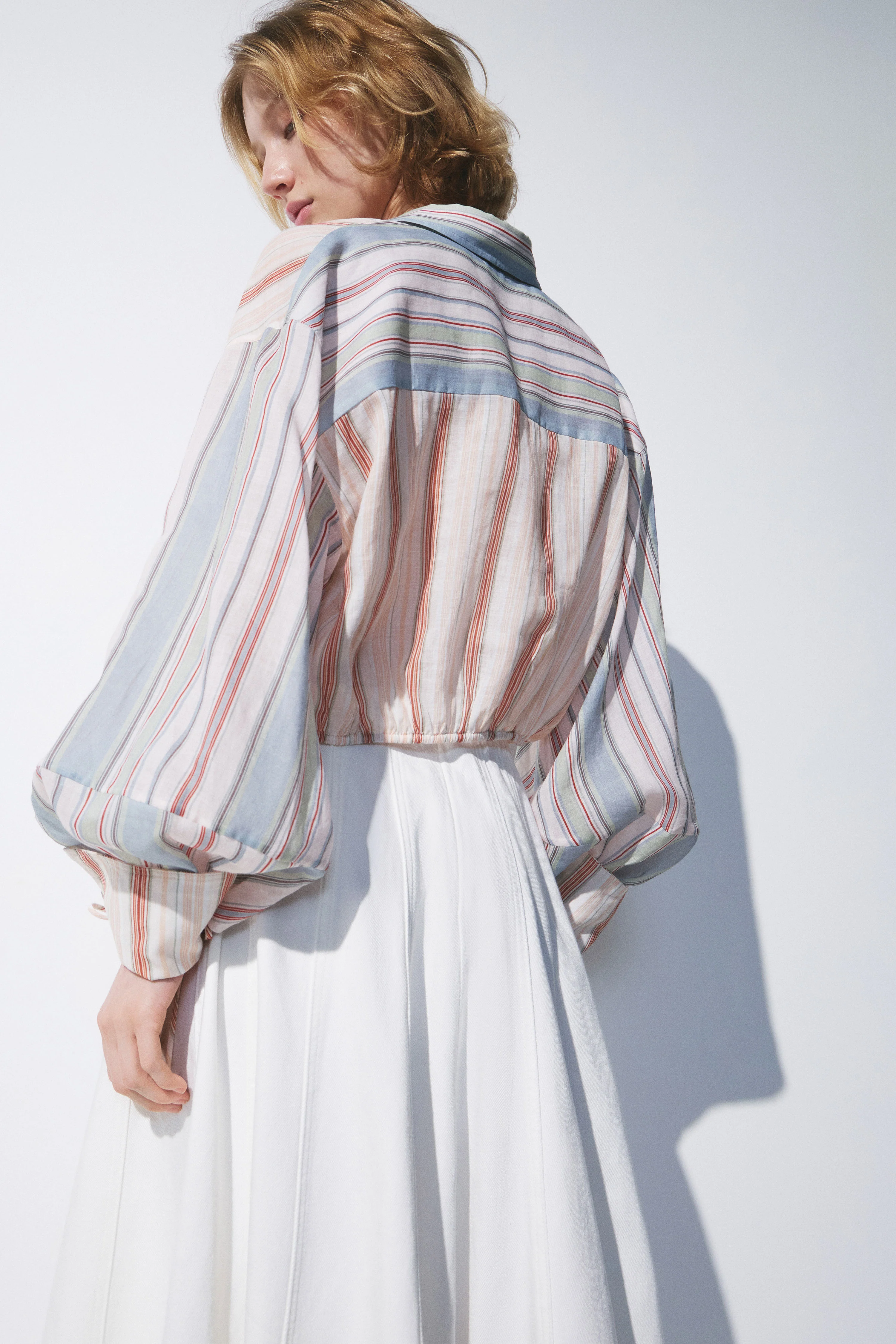 VOLUME-SLEEVE RAMIE BLOUSE - Image 5