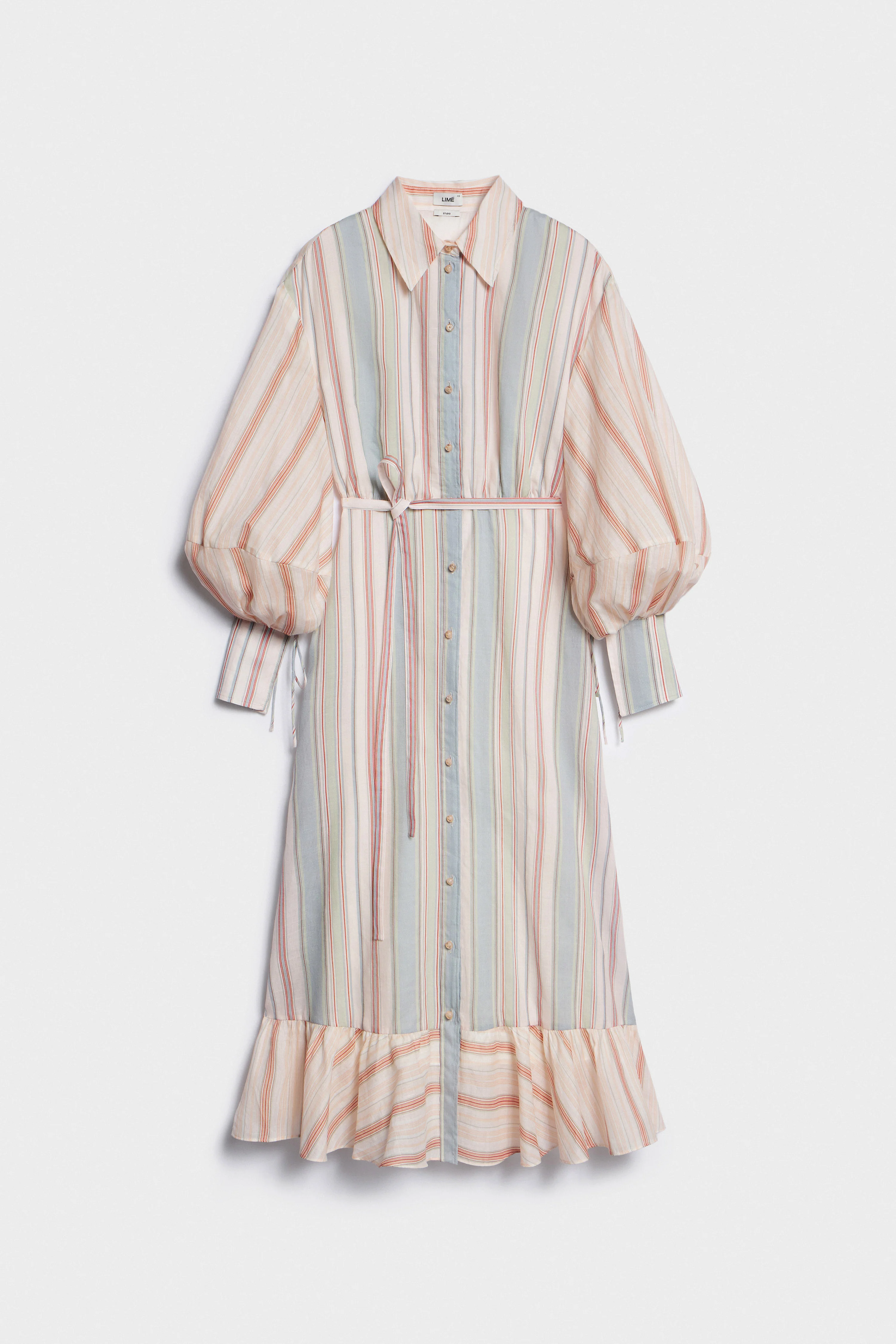 VOLUME-SLEEVE RAMIE DRESS - Image 6