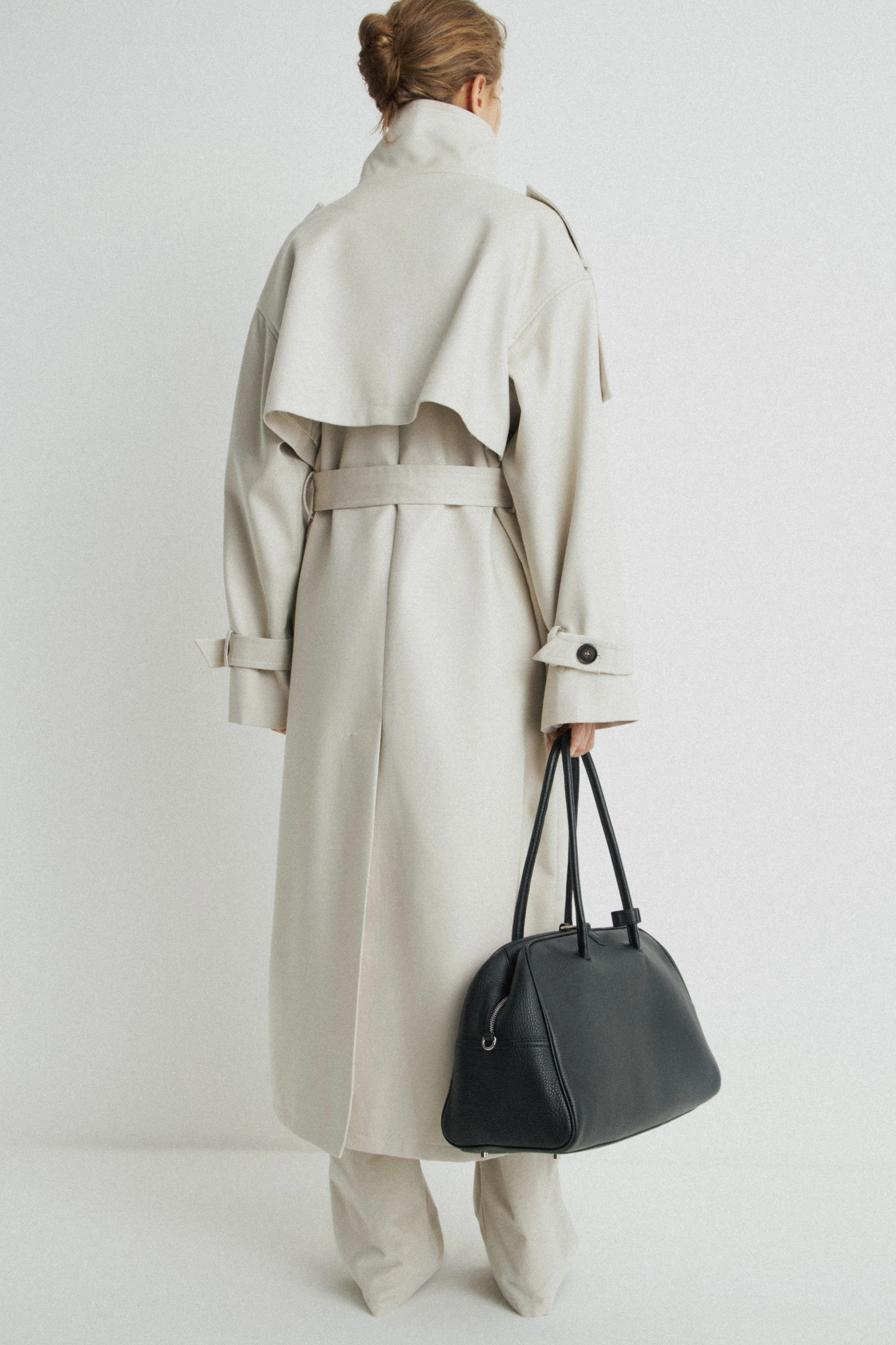WATER-REPELLENT COTTON TRENCH COAT - Image 5