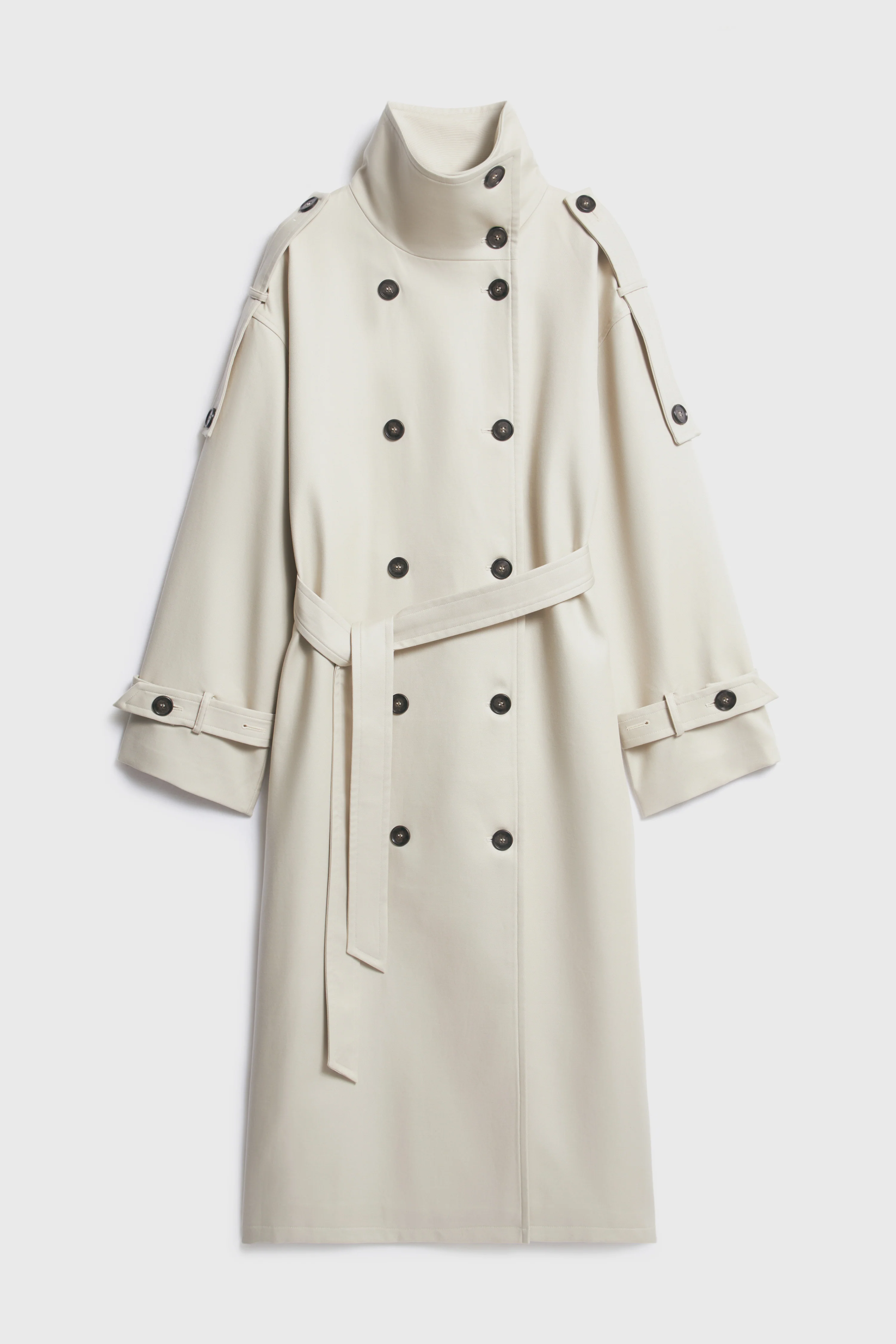 WATER-REPELLENT COTTON TRENCH COAT - Image 6