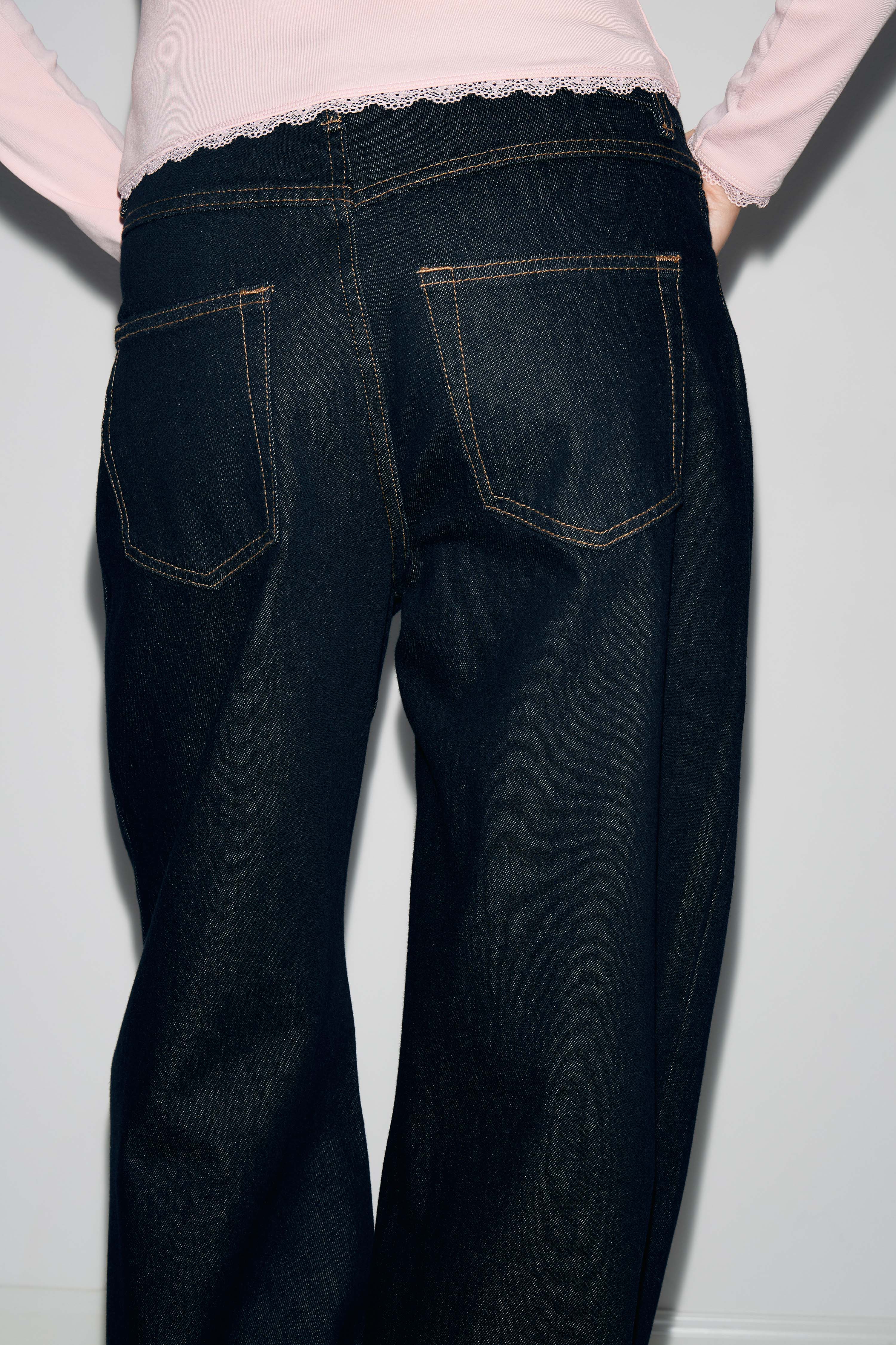WIDE JEANS WITH ANKLE BRACELETS - Image 5