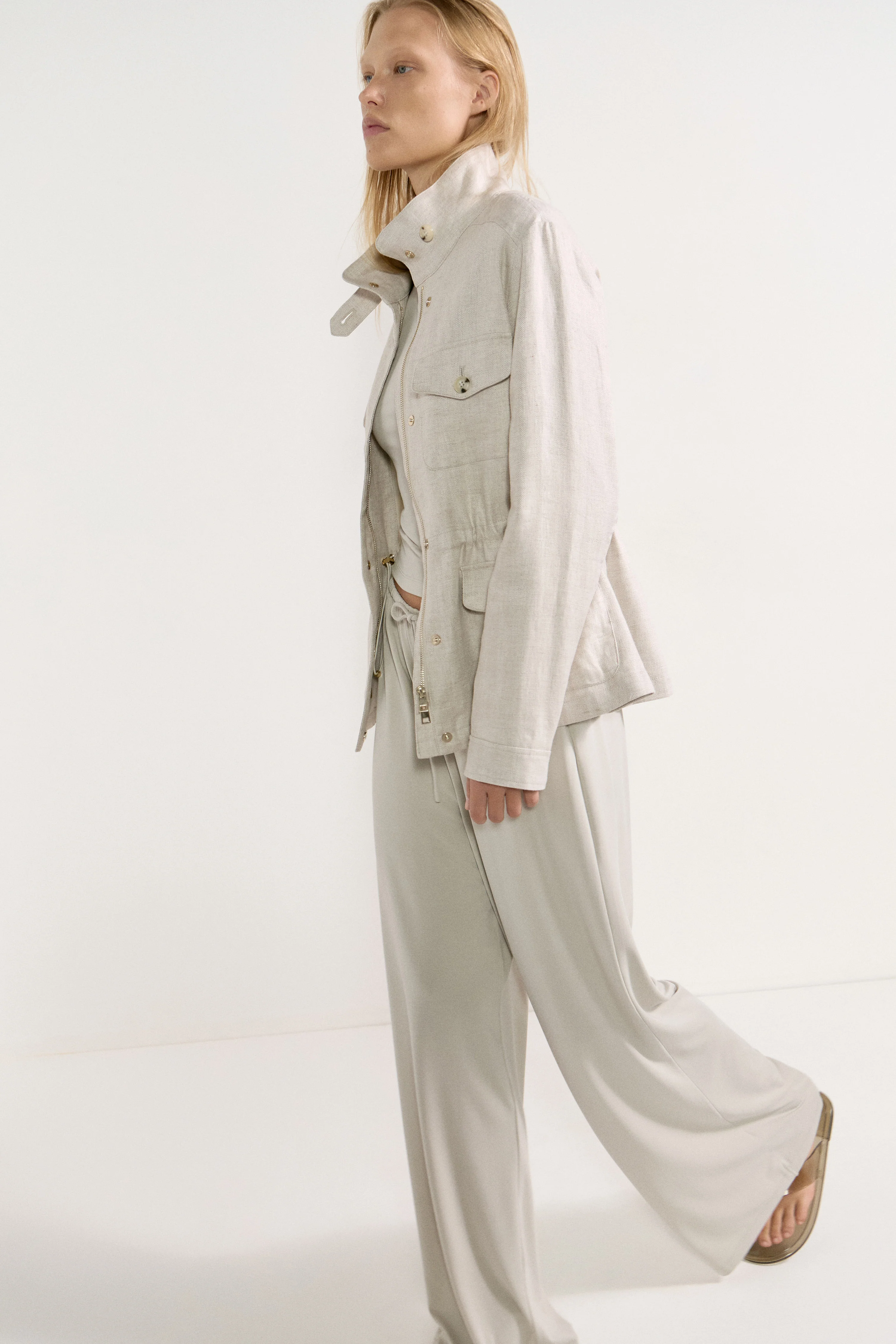WIDE JERSEY TROUSERS - Image 4