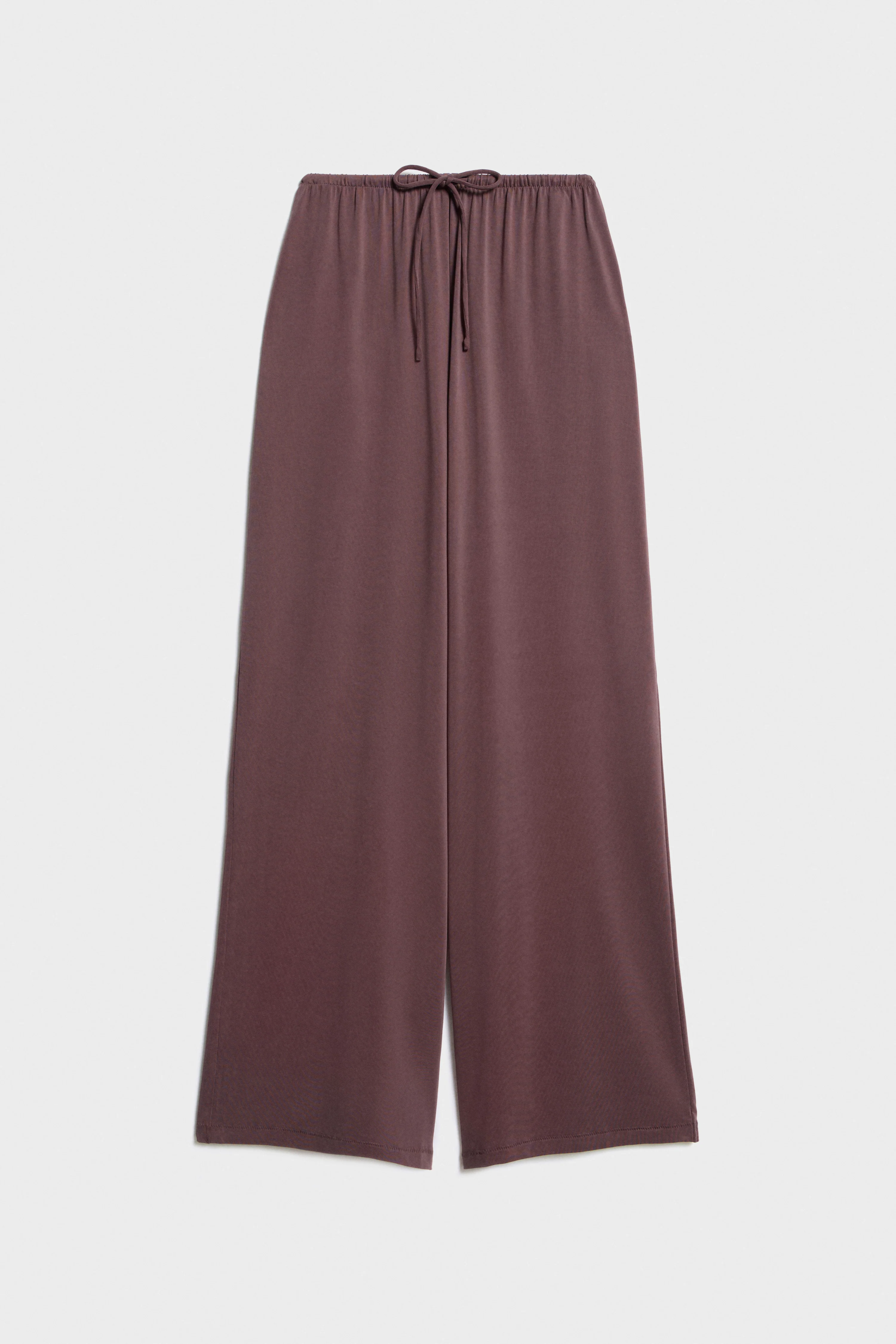 WIDE JERSEY TROUSERS - Image 5