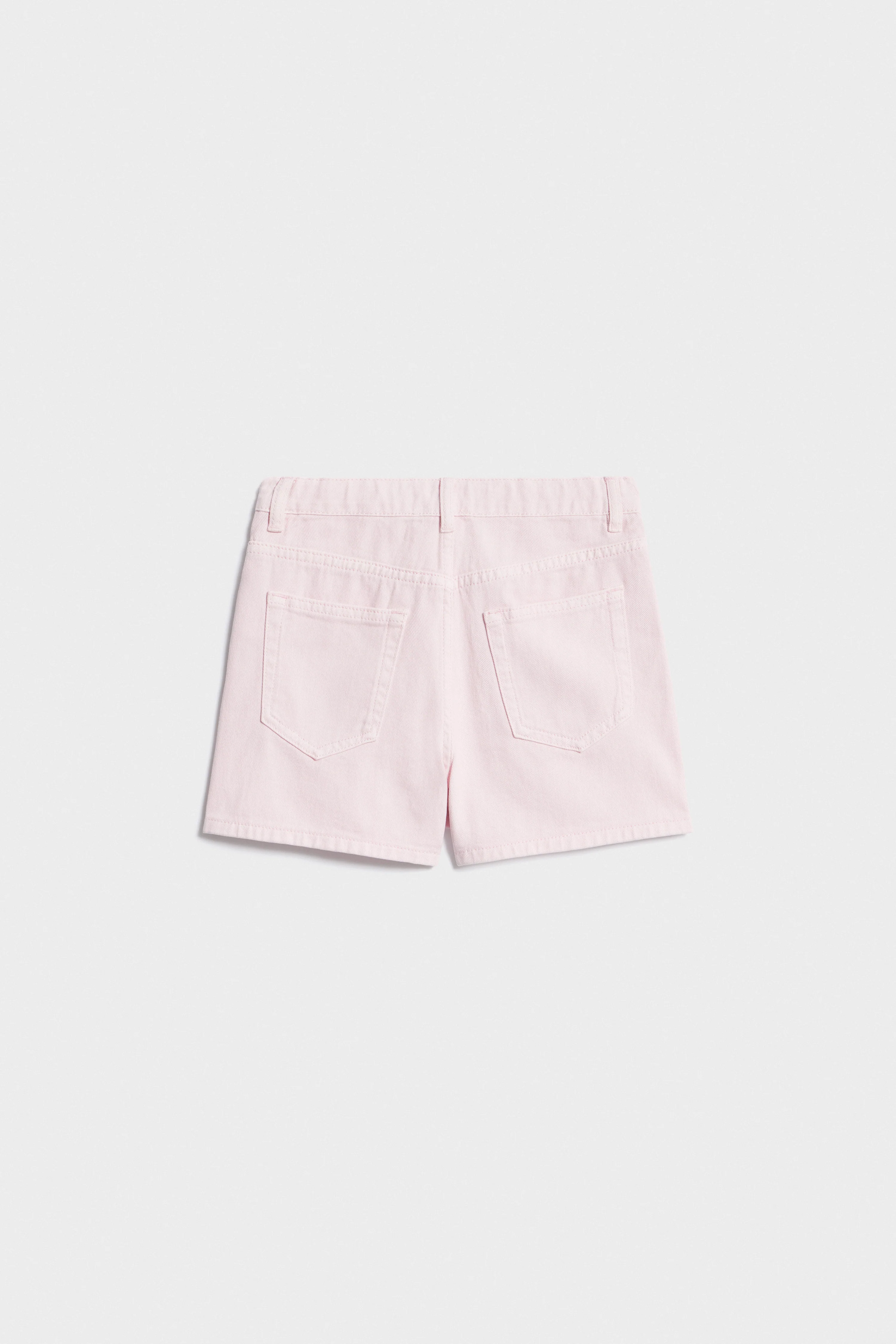 WIDE-LEG DENIM SHORTS - Image 4