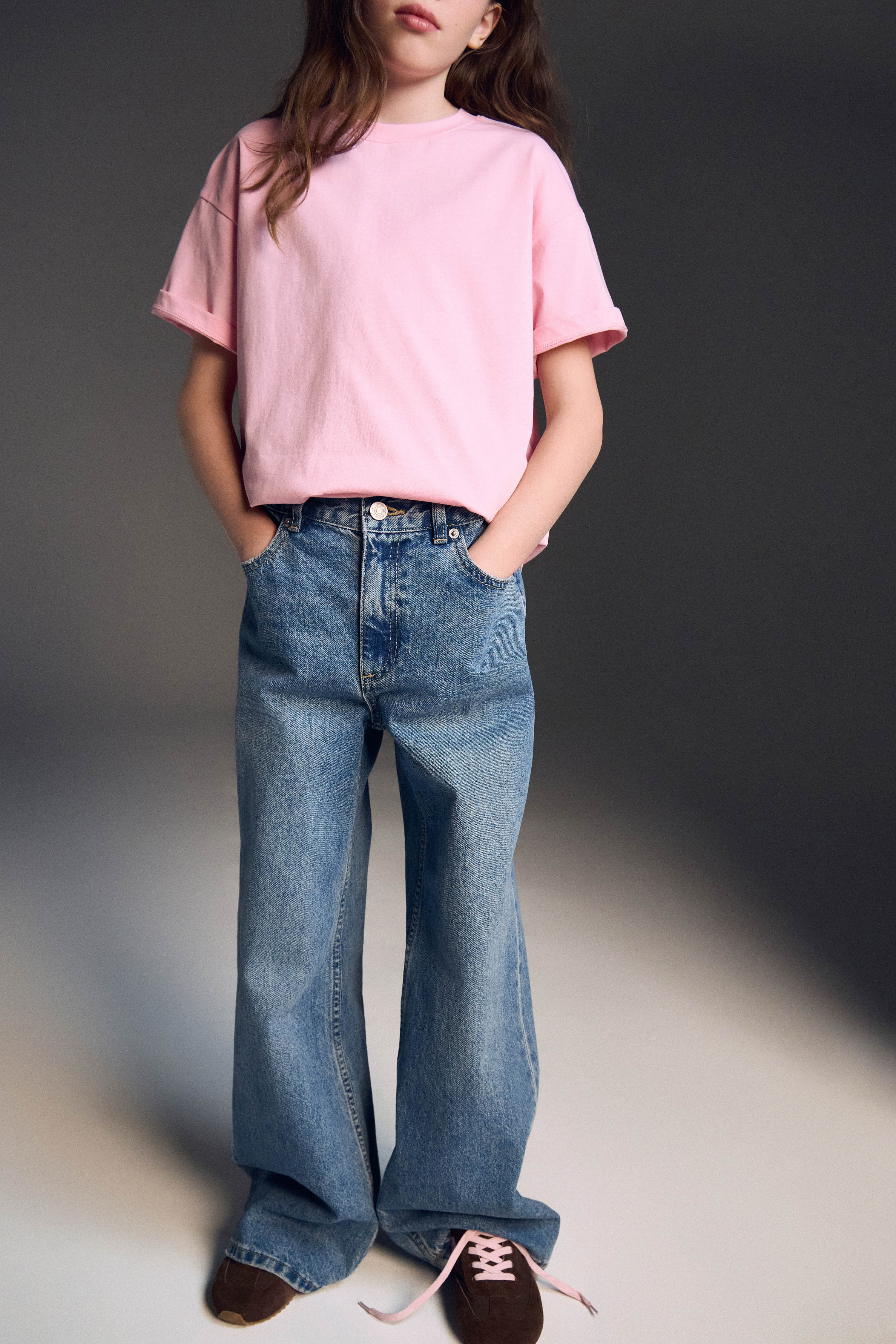 BASIC WIDE-LEG JEANS - Image 2