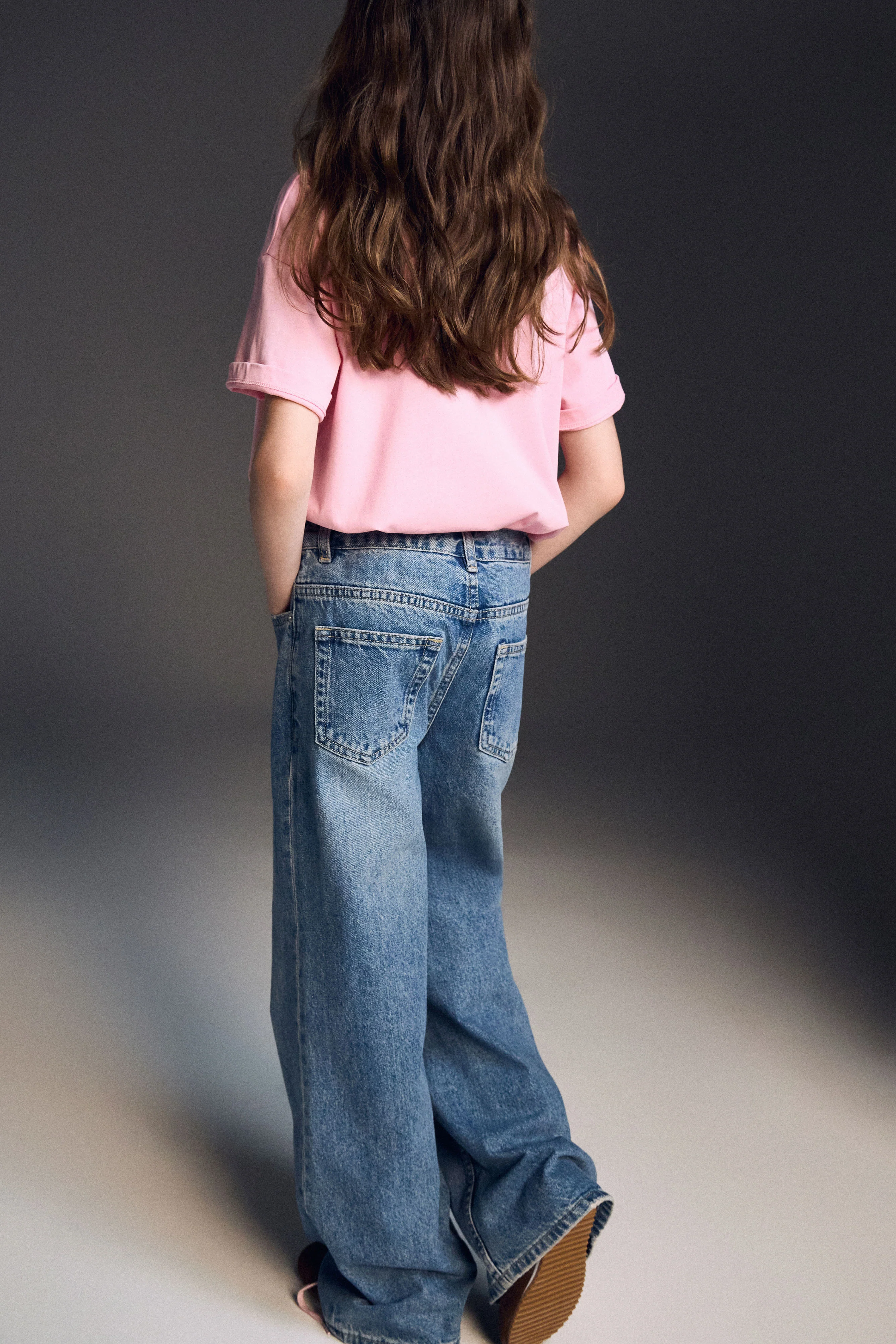 BASIC WIDE-LEG JEANS - Image 3