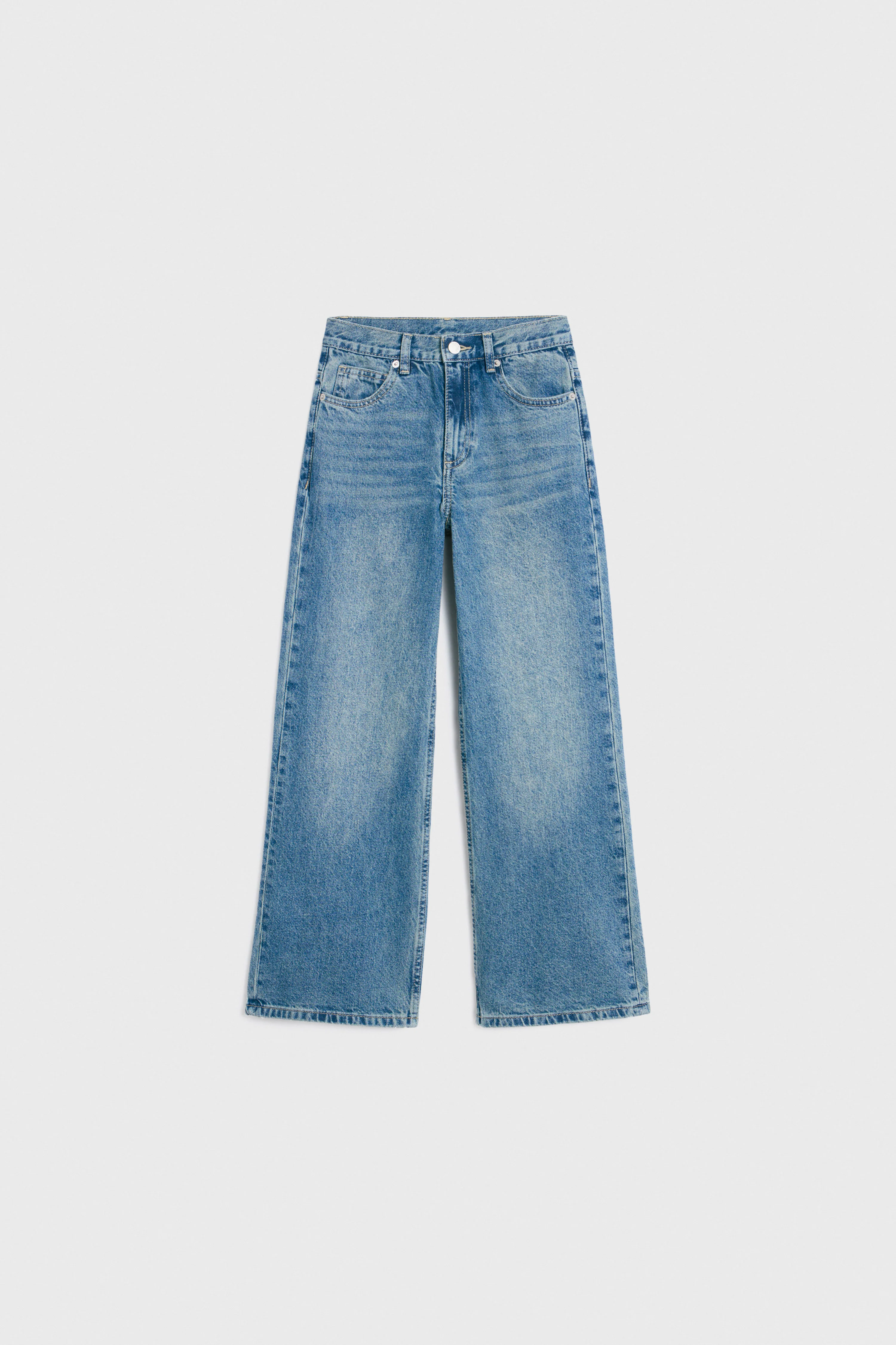 BASIC WIDE-LEG JEANS - Image 4