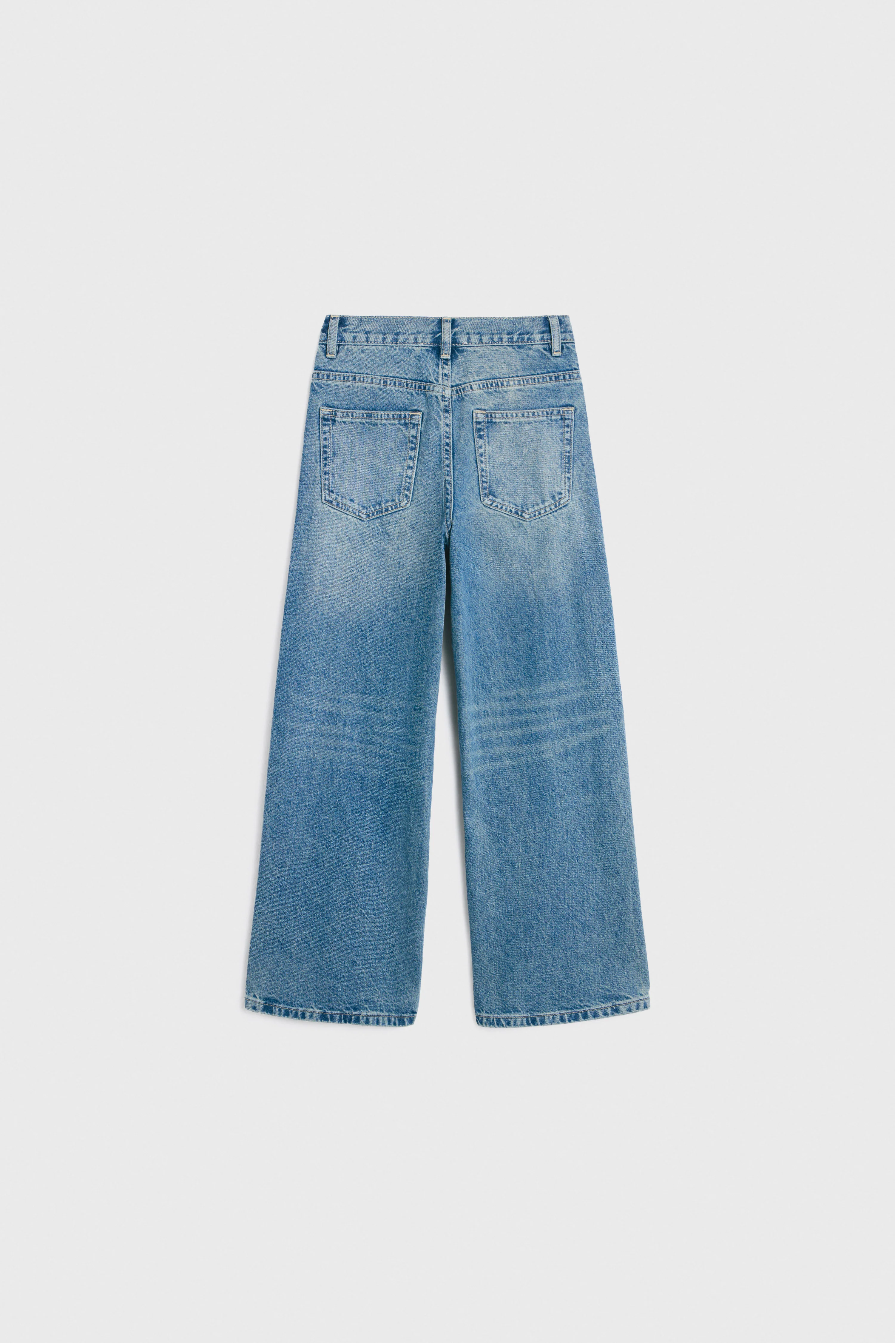 BASIC WIDE-LEG JEANS - Image 5